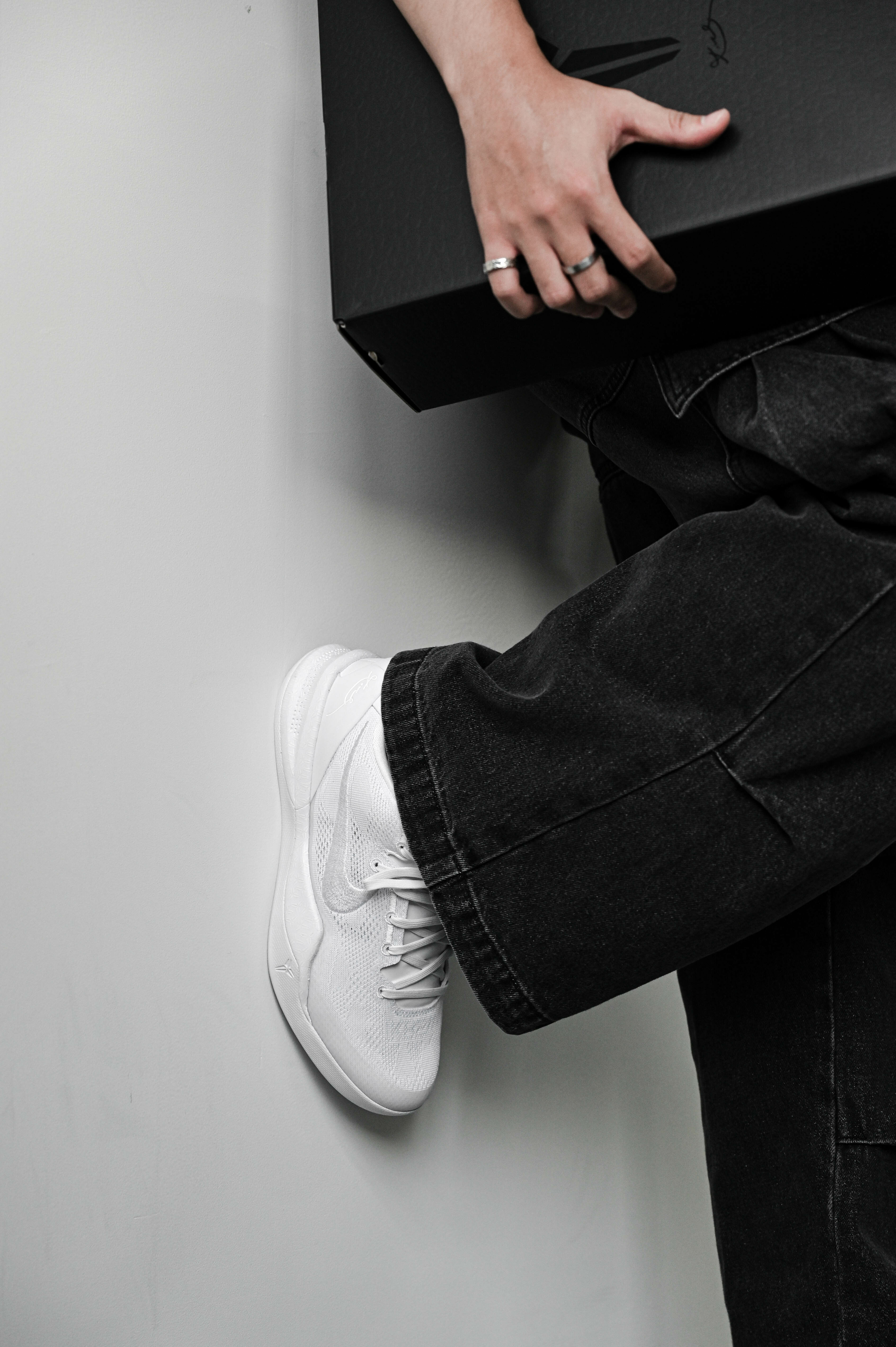 KTQ STORE ‧  Nike Kobe 8 Protro "Halo" 全白 曼巴 刺繡 FJ9364-100