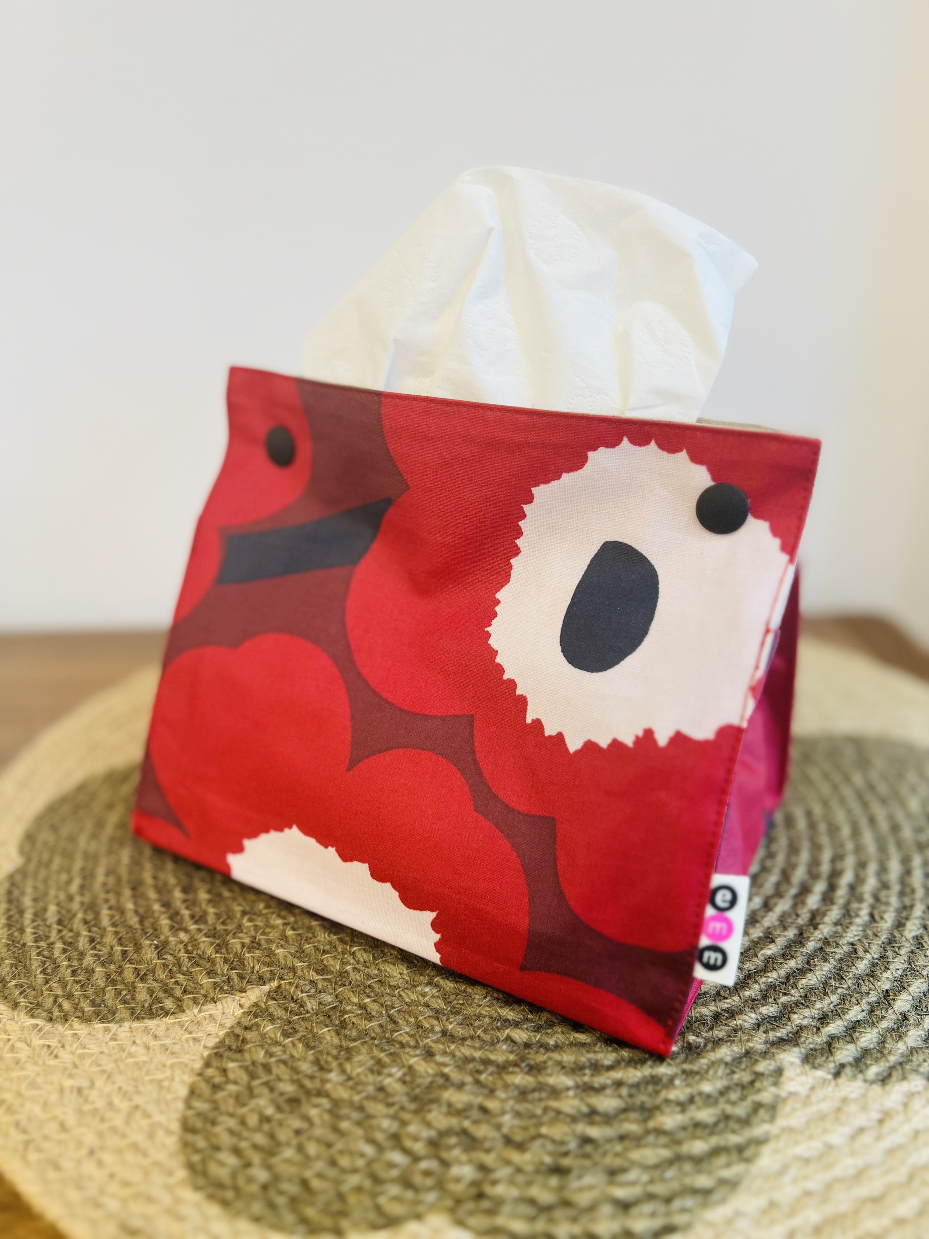 Tissue Box Cover| 2021 limited red navy (waterproof)