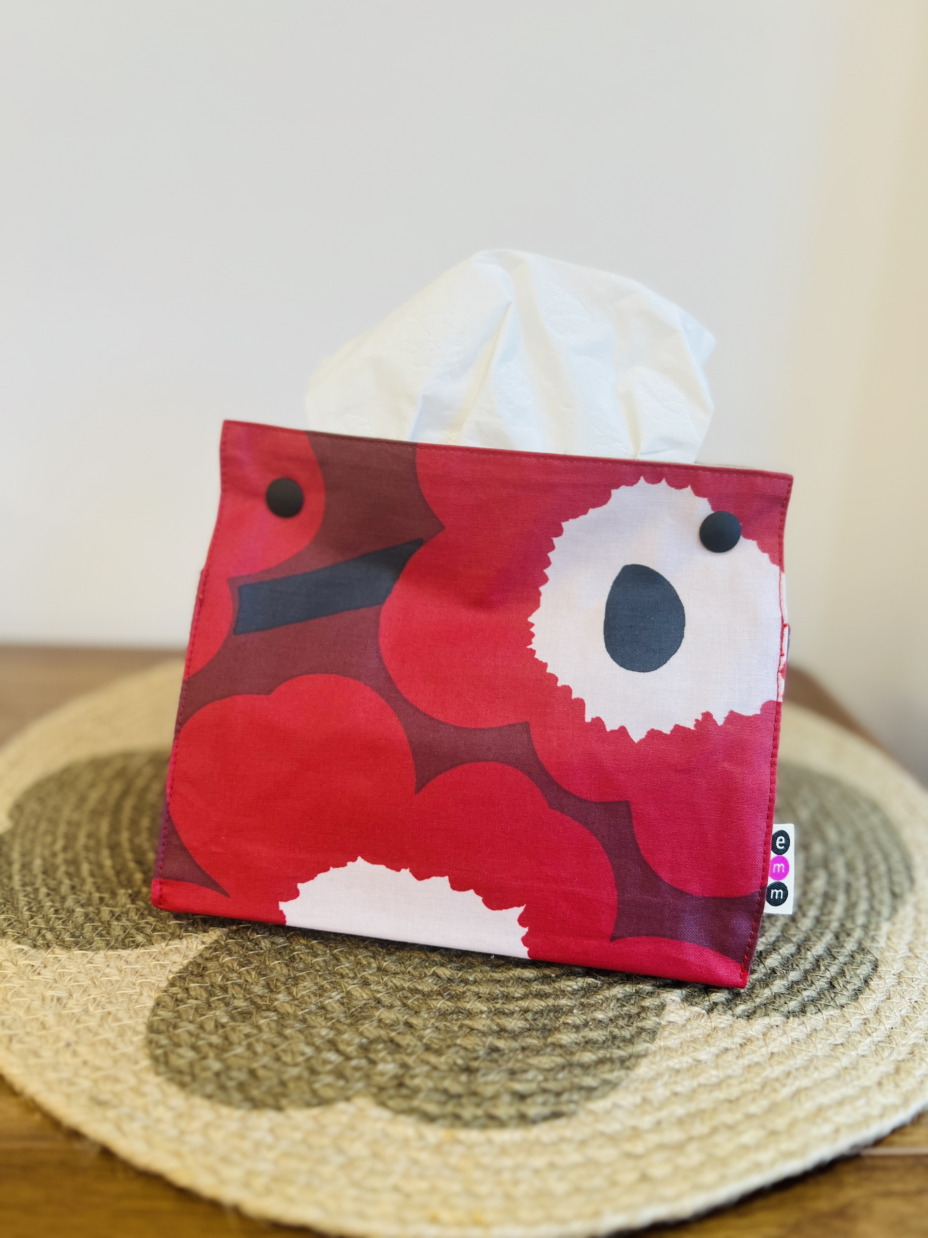 Tissue Box Cover| 2021 limited red navy (waterproof)