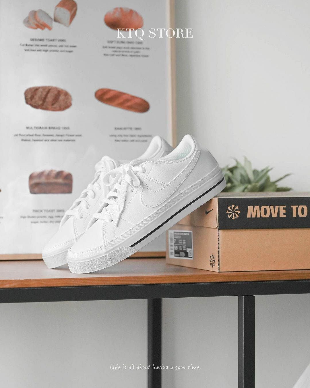 KTQ STORE ‧ Nike Court Legacy 小白鞋 白色 皮革 休閒鞋 女款 DH3161-101