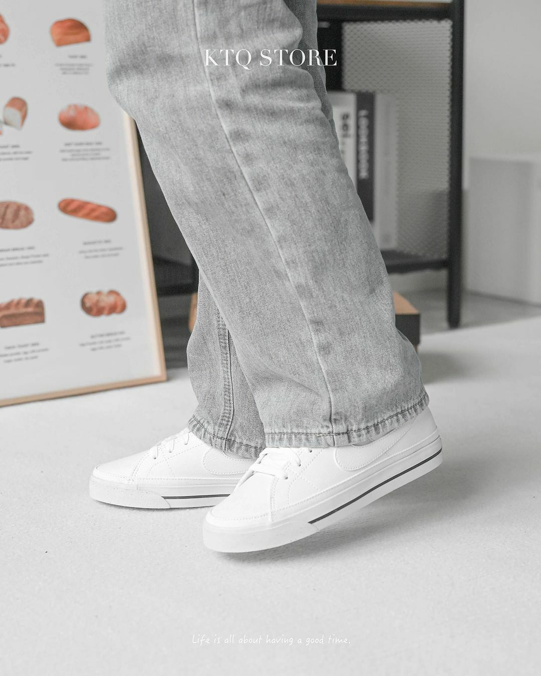 KTQ STORE ‧ Nike Court Legacy 小白鞋 白色 皮革 休閒鞋 女款 DH3161-101