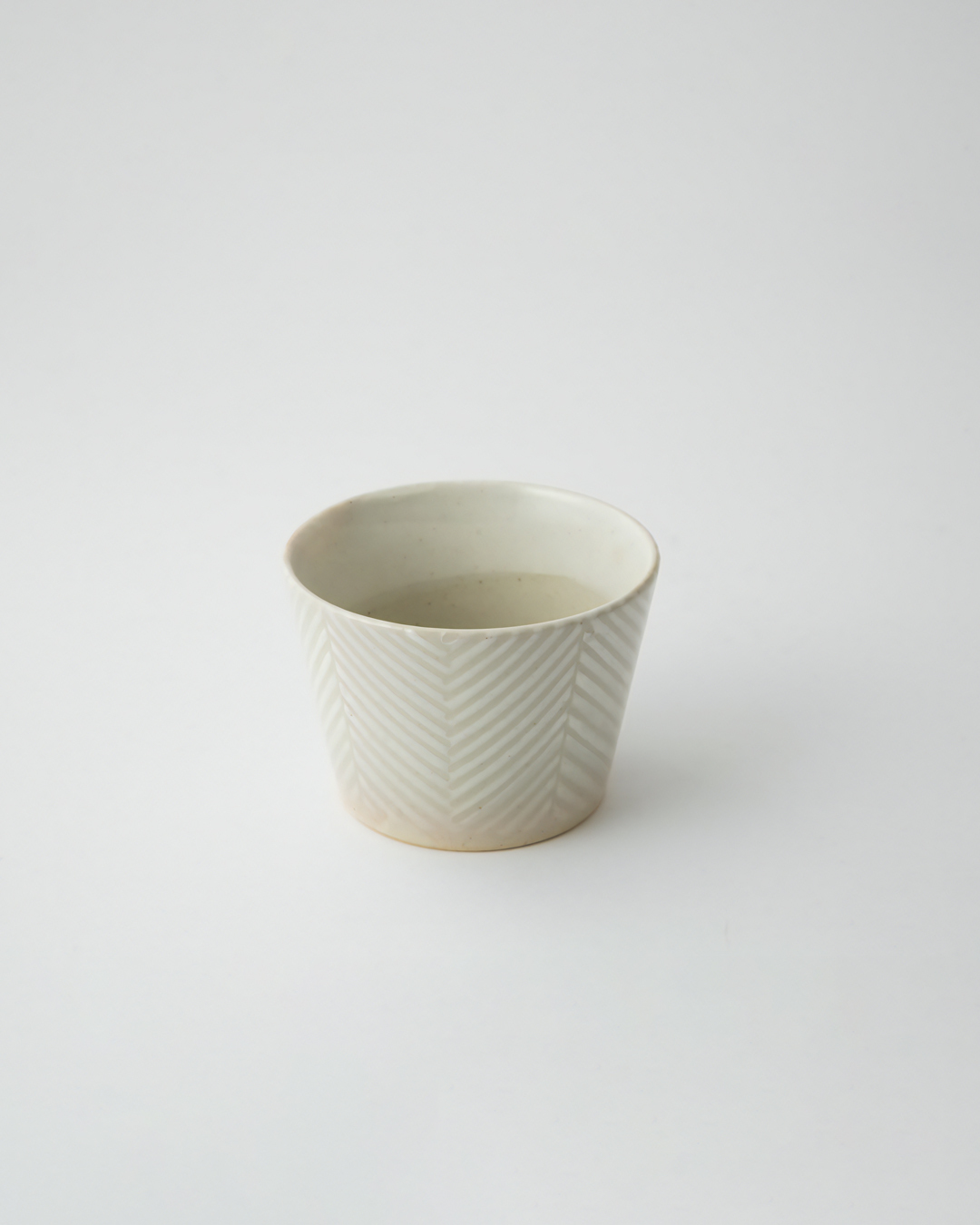 波佐見燒 ORIME 茶杯/蕎麥杯 人字紋｜aiyu