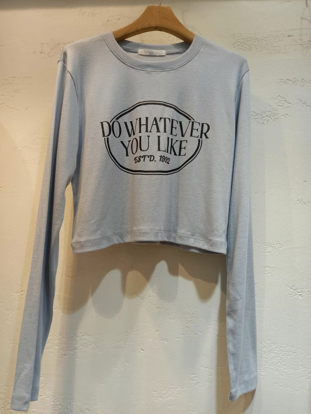 1.10 春裝薄長袖棉TEE