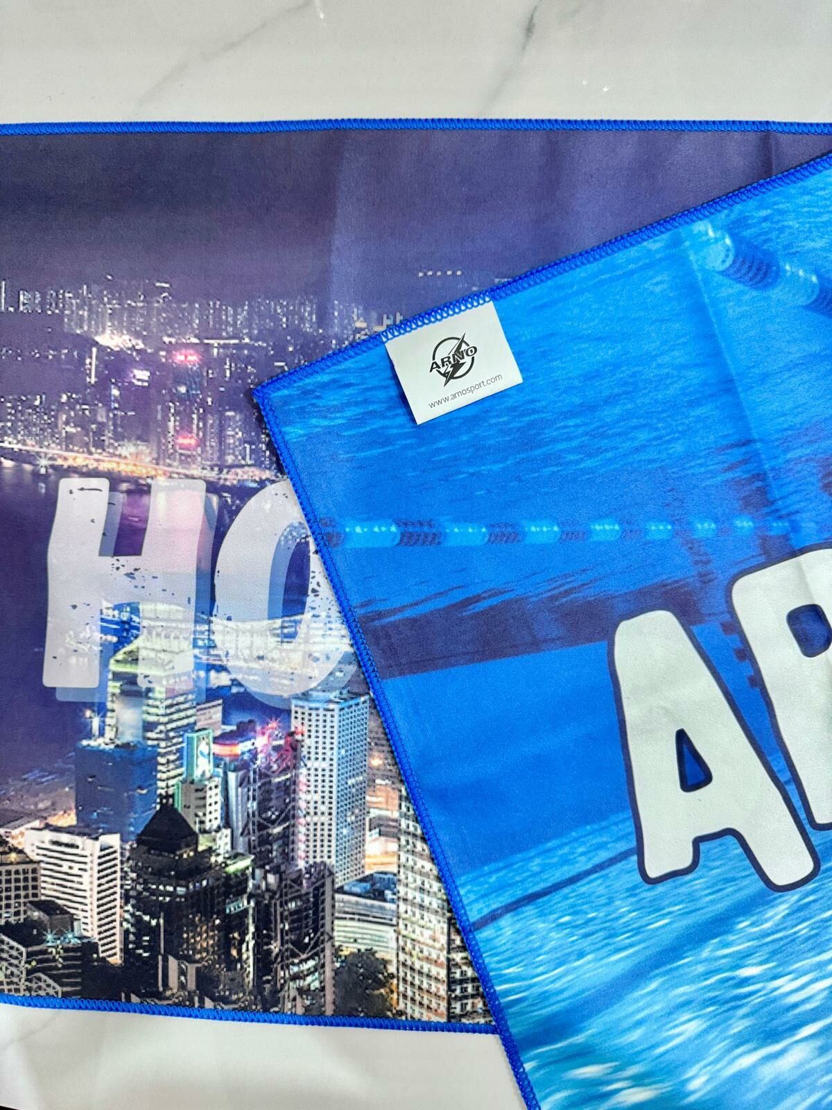 ARNO SPORT 香港夜景雙面速乾毛巾