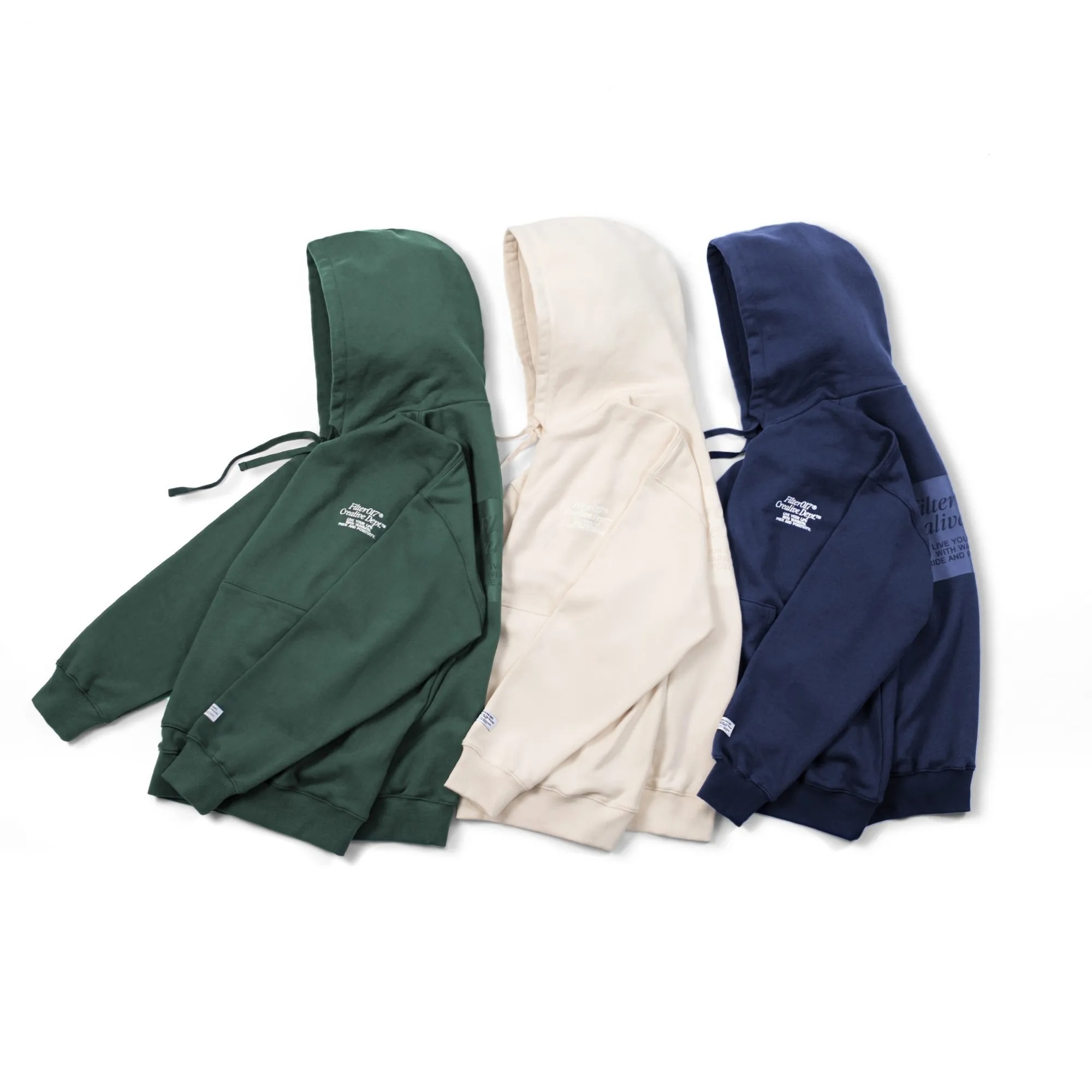 FILTER017® Classic Hoodie 經典標語棉質帽T 三色