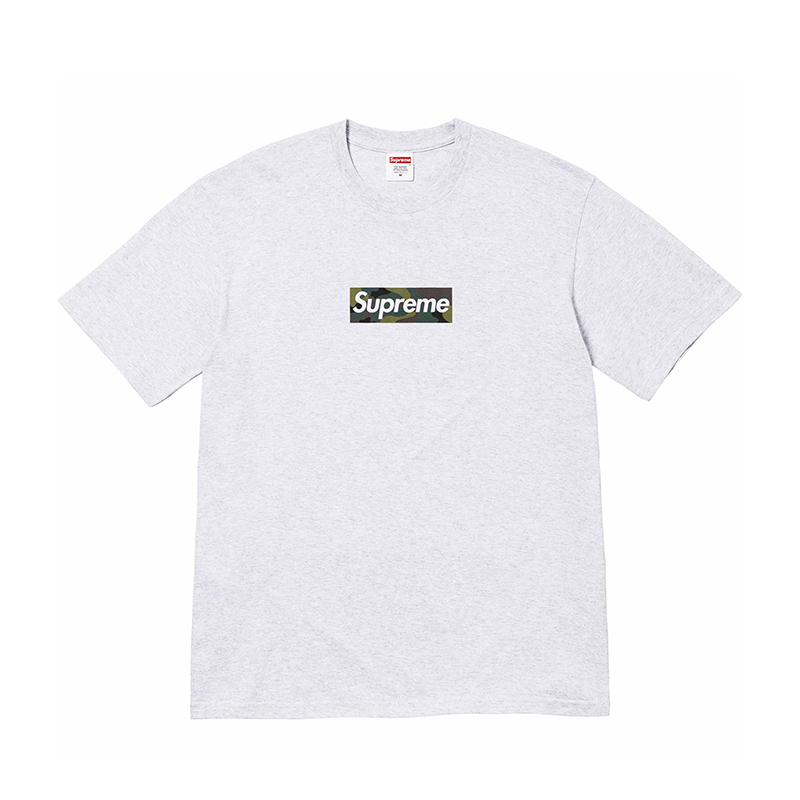 SUPREME BOX LOGO TEE ASH GREY FW23T57-AH [台灣現貨]