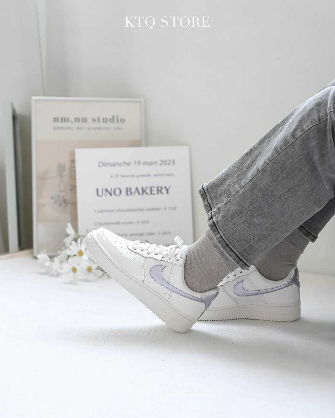 KTQ STORE ‧  Nike Air Force 1 "Metallic Purple" 紫白 DV7470-100