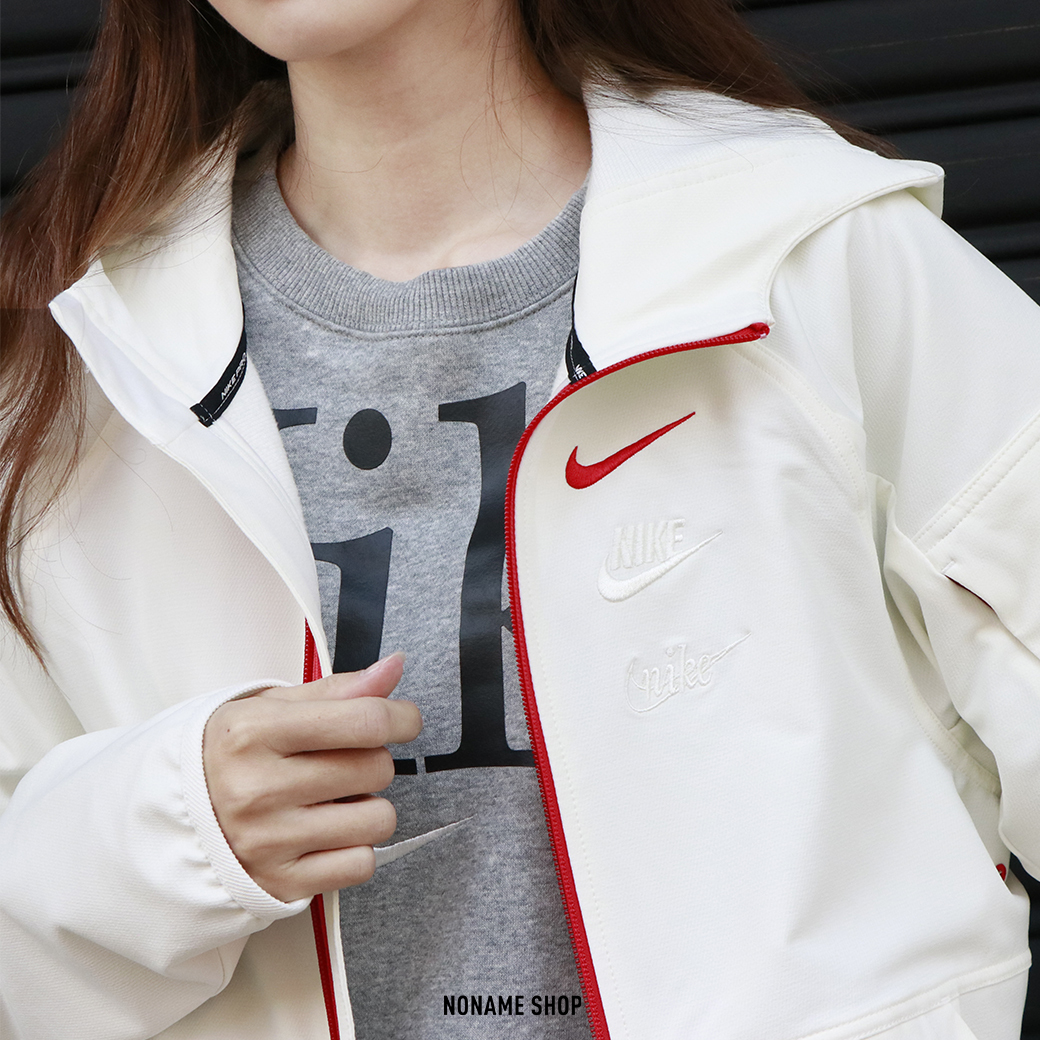 NIKE FW23 CNY 農曆新年  JUST DO IT 拉鍊 外套 米白 (男款)