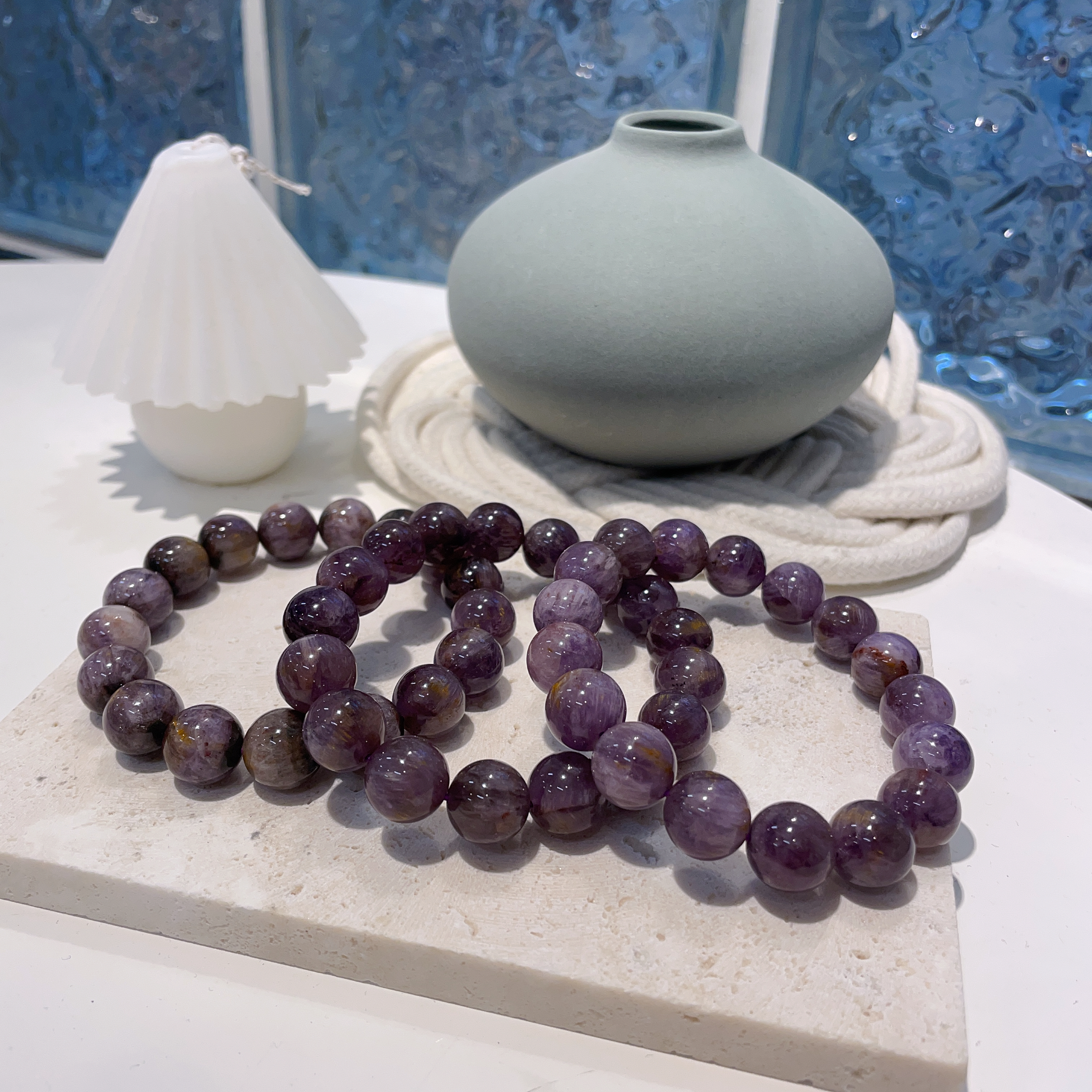 紫鈦晶手串 11mm