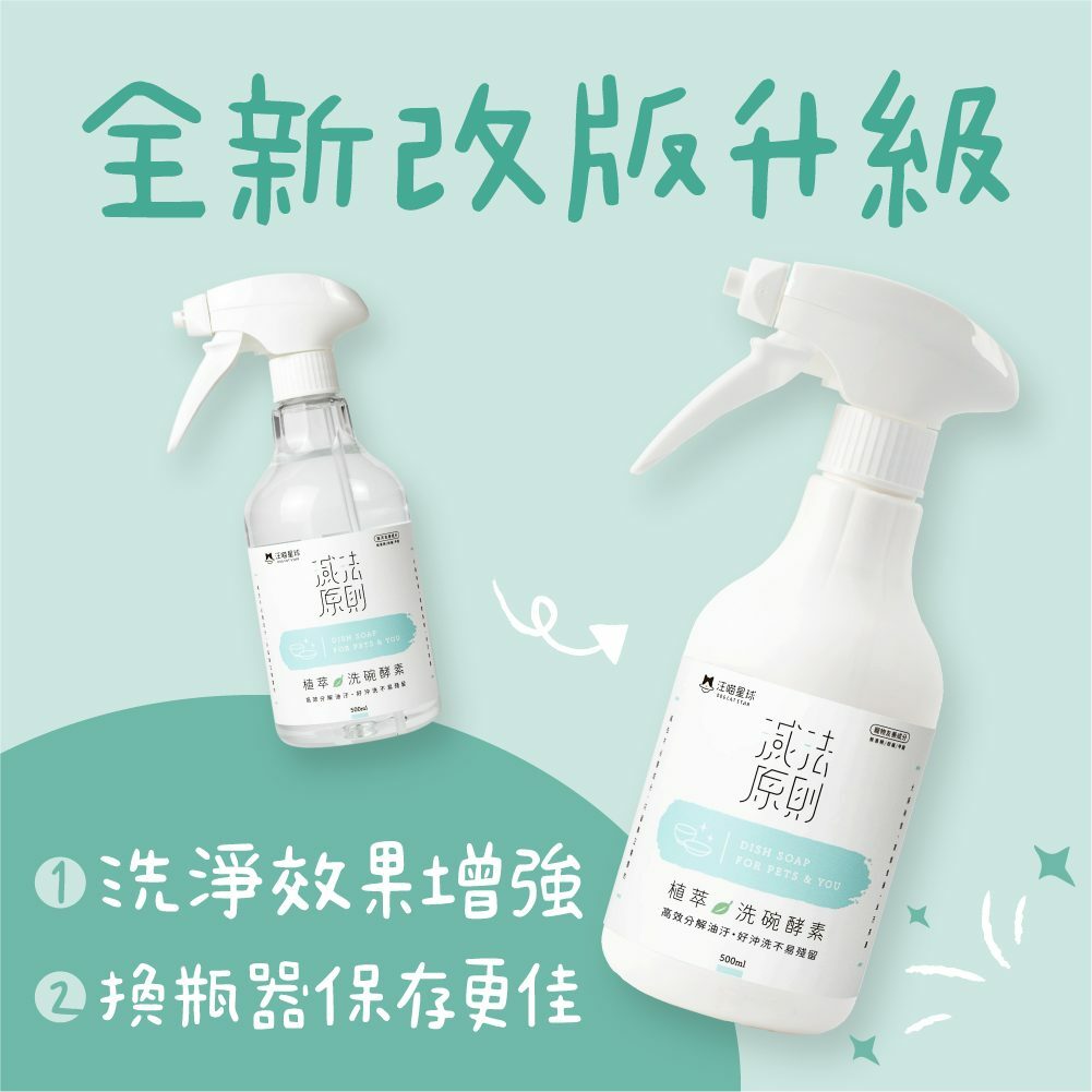 汪喵星球 - 植萃洗碗酵素 500ml