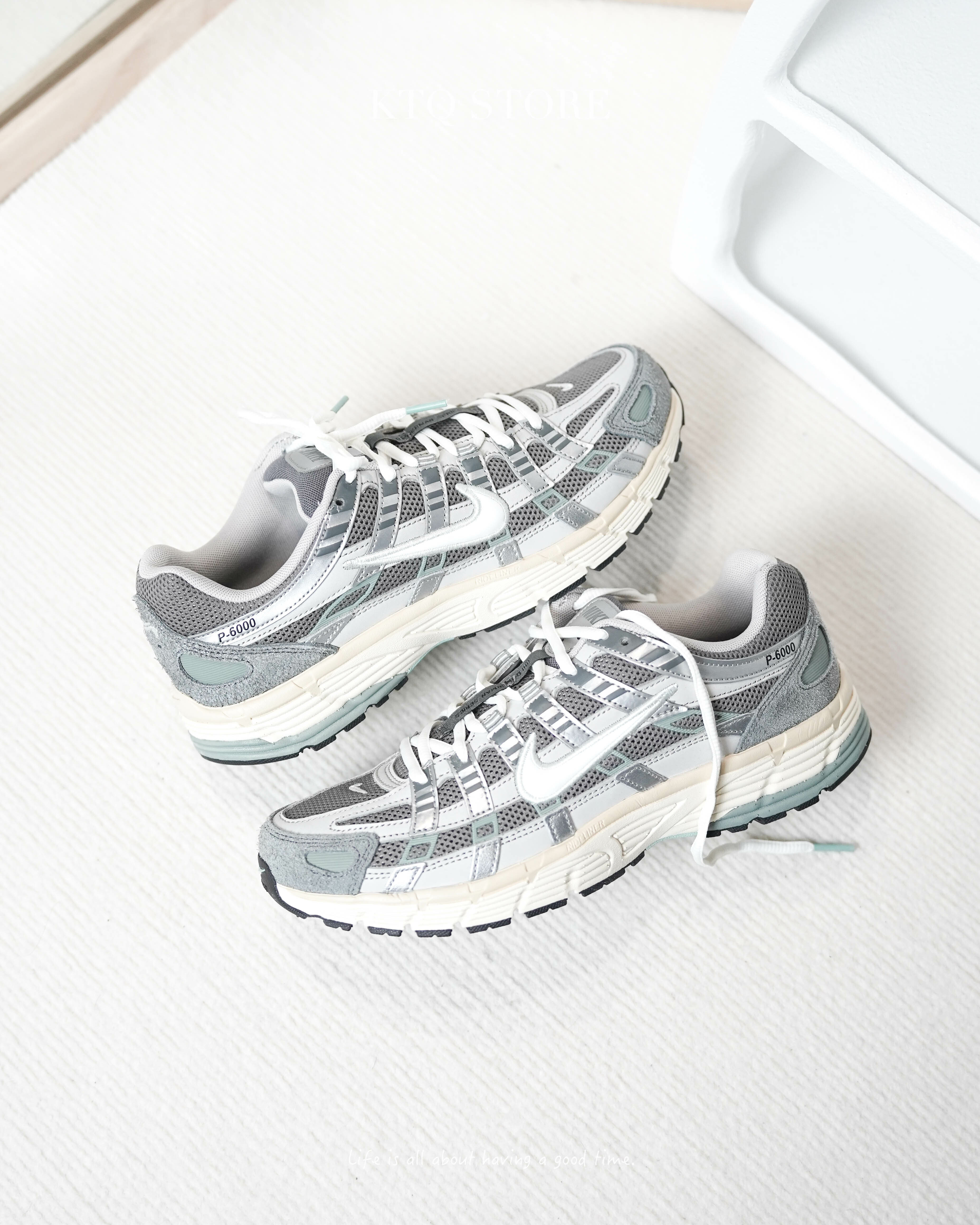 KTQ STORE ‧ NIKE P-6000 FLAT PEWTER 礦石灰 奶油灰藍 FN7509-029