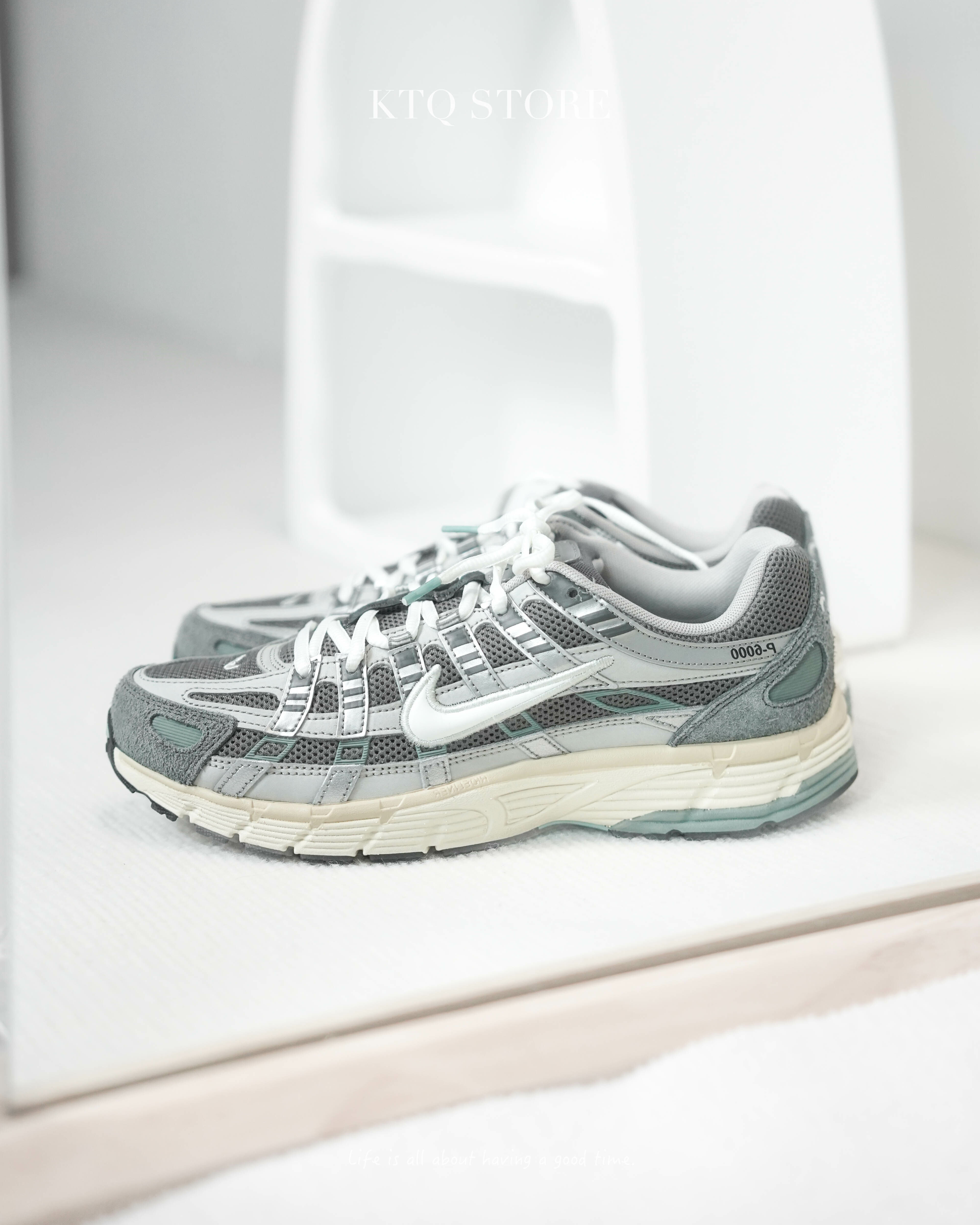 KTQ STORE ‧ NIKE P-6000 FLAT PEWTER 礦石灰 奶油灰藍 FN7509-029