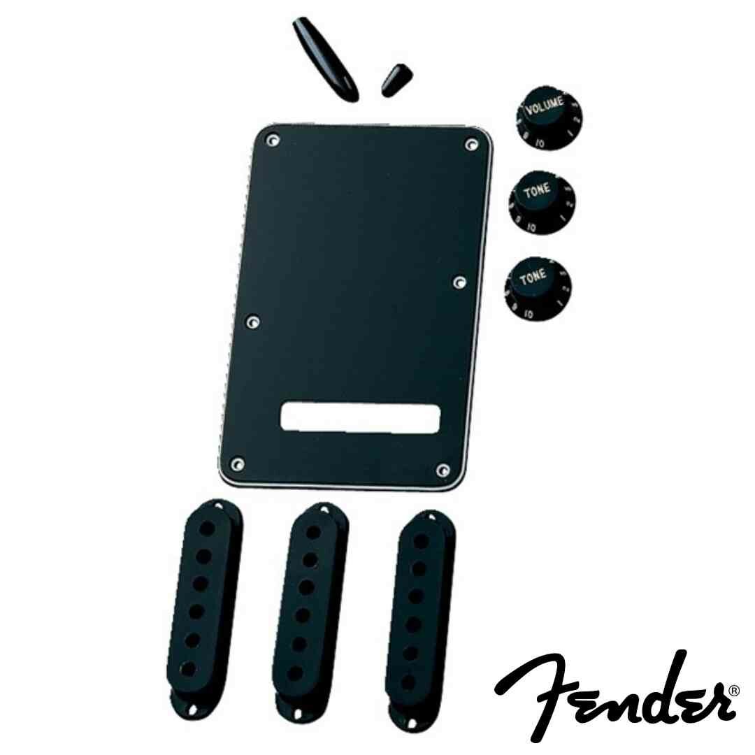 Fender Strat 蓋子配件組 Accessory Kits Parchment / BK