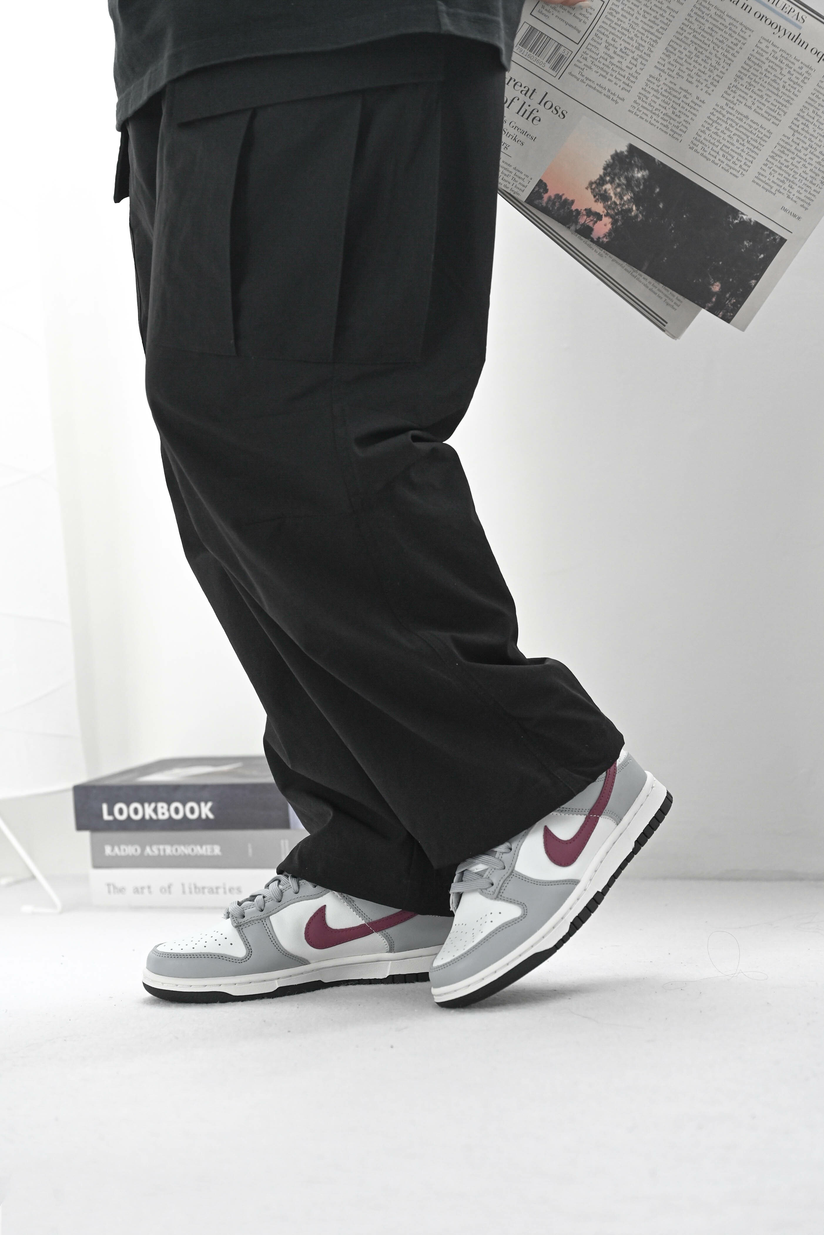 KTQ STORE ‧  Nike Dunk Low Pale Ivory Redwood 酒紅灰 DD1503-122