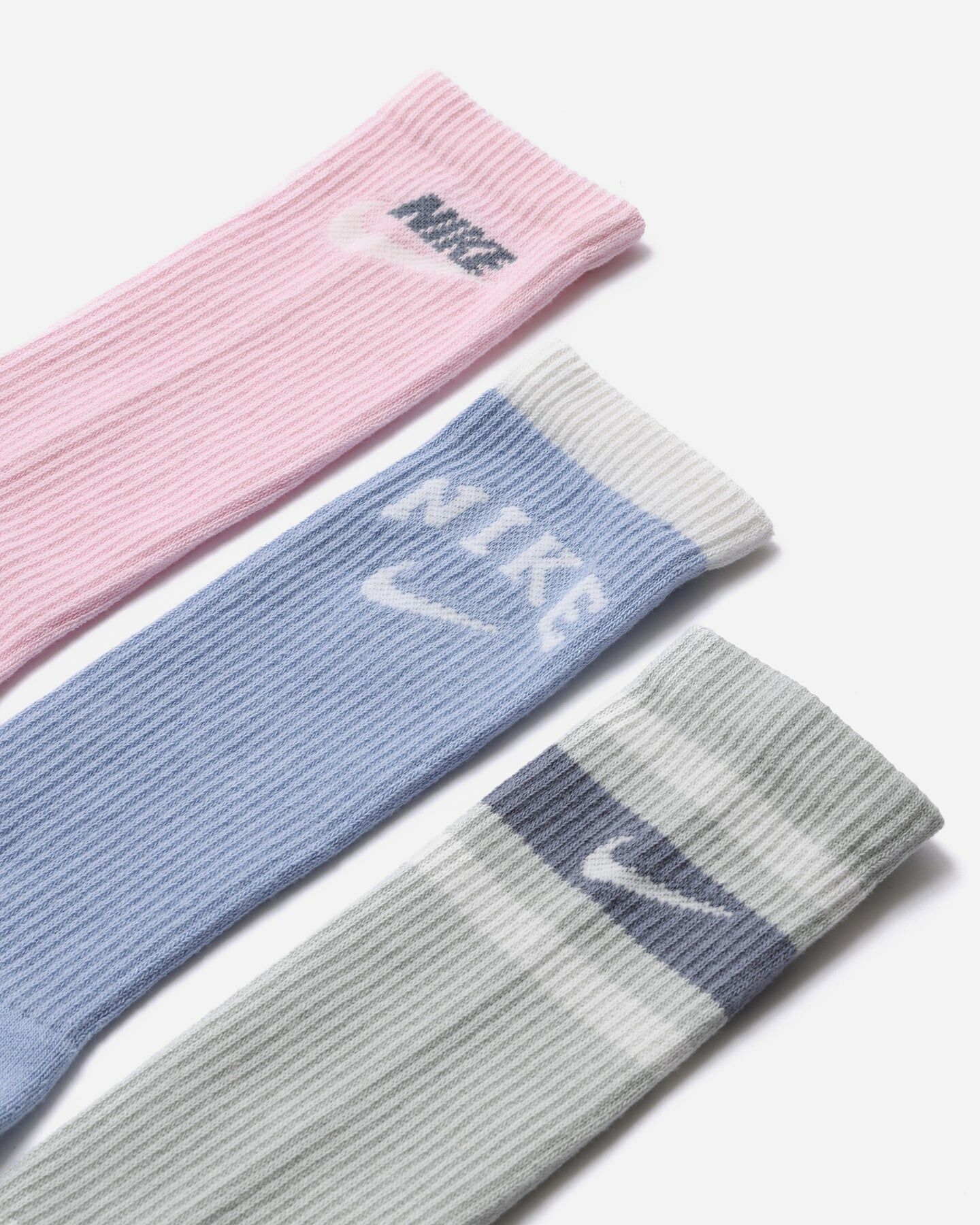 Nike Everyday Plus Socks 粉藍灰綠 學院風 條紋 復古 中筒襪 長襪 襪子 單雙 DX7665-902
