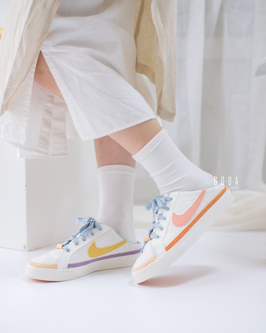 Nike Court Legacy Mule 微笑 鴛鴦 半拖 穆勒鞋 女鞋 DV1741-181