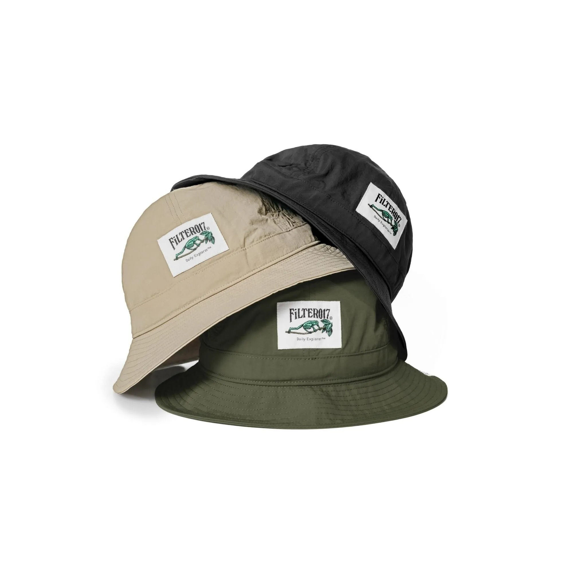 FILTER017® Daily Explorer™ 日常探尋者系列-尼龍圓頂漁夫帽 三色