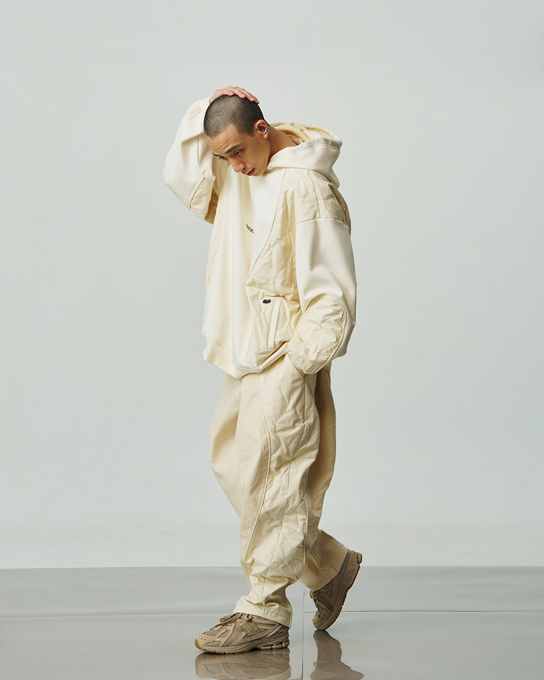 Hermit / Origin Spliced Pants - Off-White