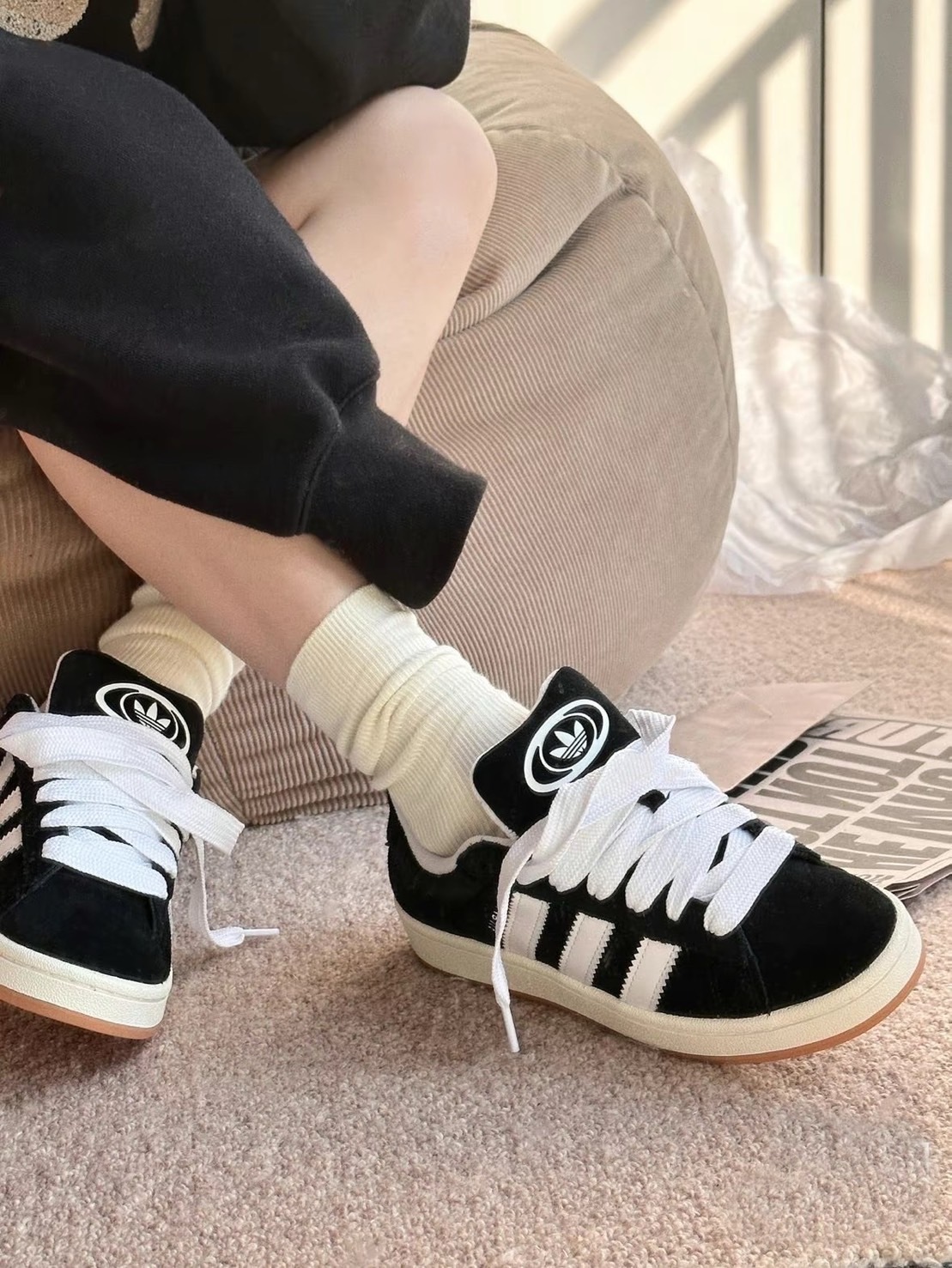 KTQ STORE ‧ ADIDAS ORIGINAL CAMPUS 00S 經典 復古黑 HQ8708