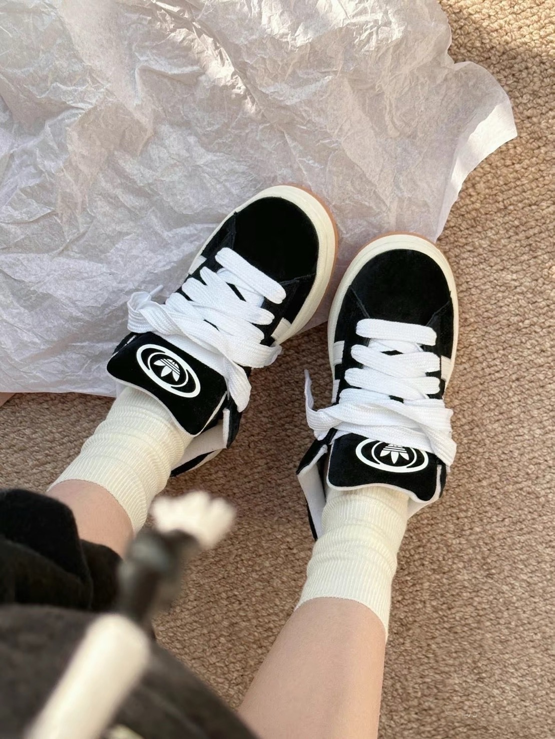 KTQ STORE ‧ ADIDAS ORIGINAL CAMPUS 00S 經典 復古黑 HQ8708