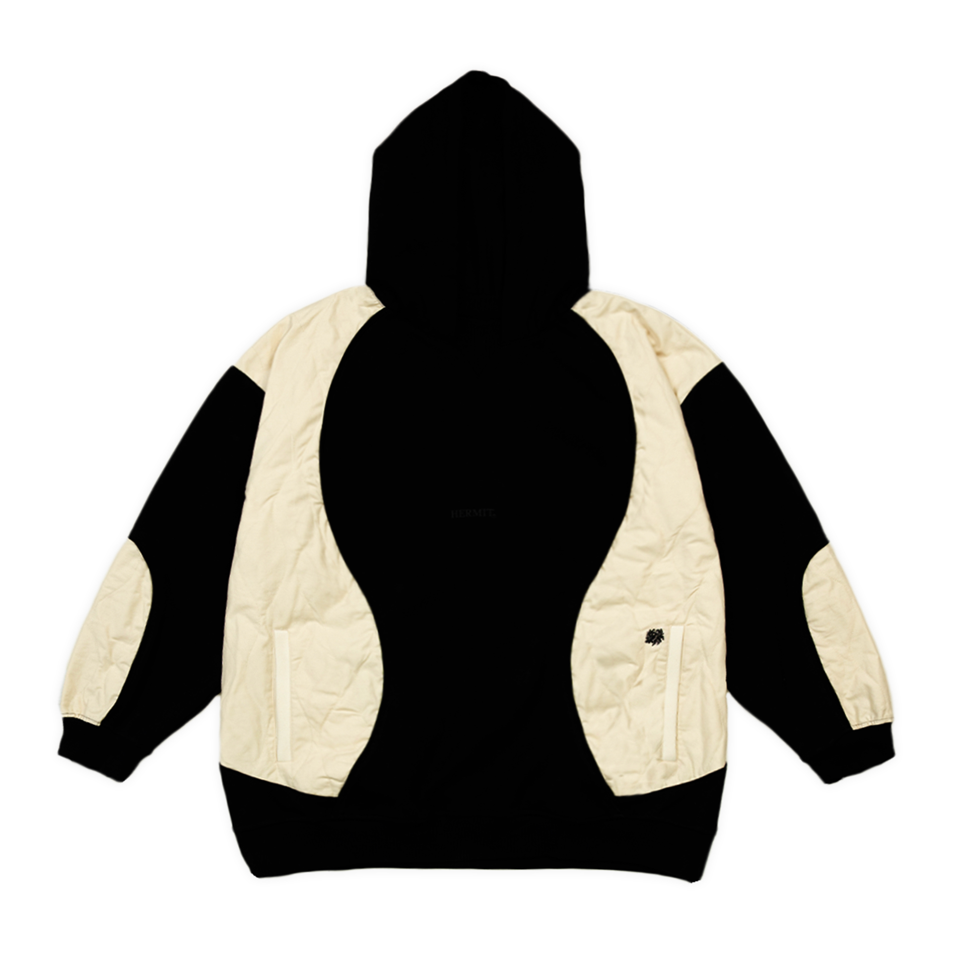 Hermit / Origin Spliced High Neck Hoodie - TaiChi