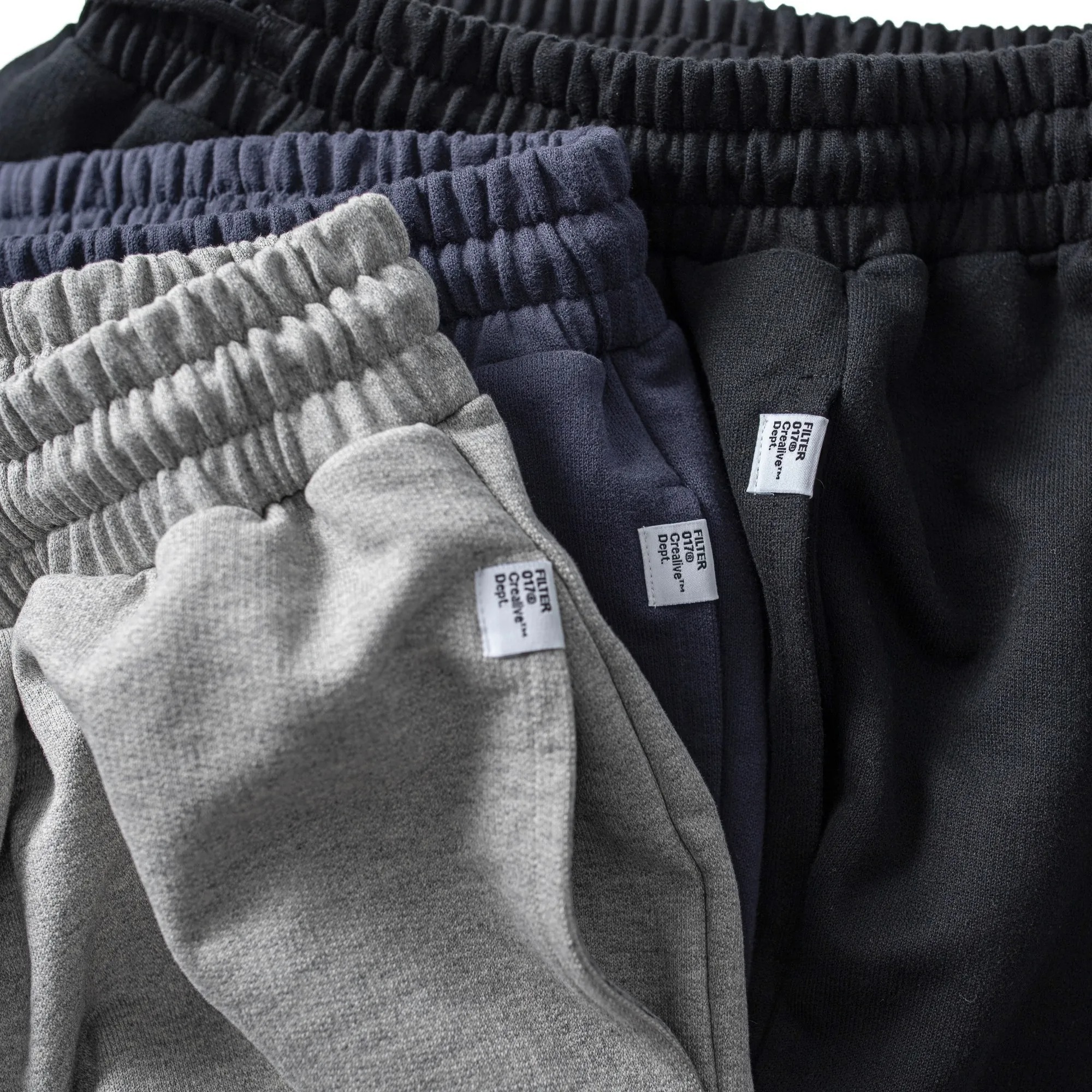 FILTER017® Sweat Pants 棉質縮口運動長褲 三色