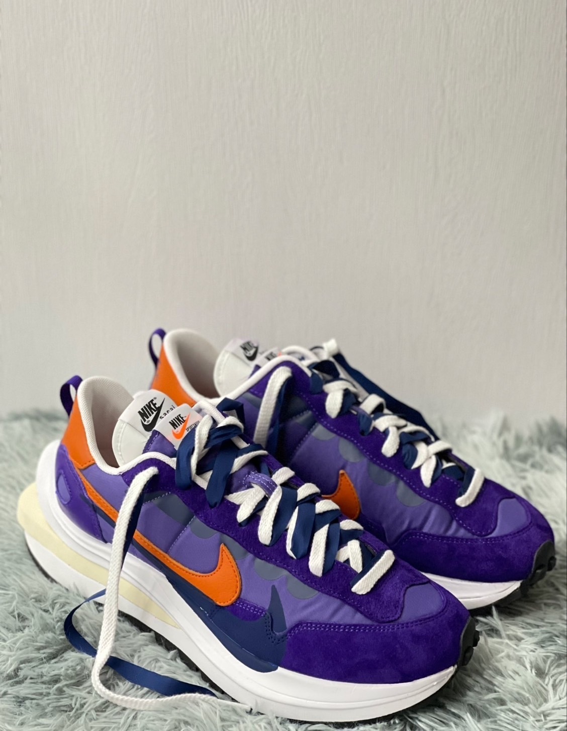 KTQ STORE ‧  Sacai x Nike VaporWaffle 紫色 解構 DD1875-500