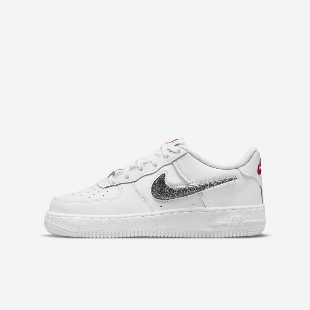 KTQ STORE ‧  Nike AIR FORCE 1 (GS)聖誕限定 白銀 滿天星 果凍 DC9651-100