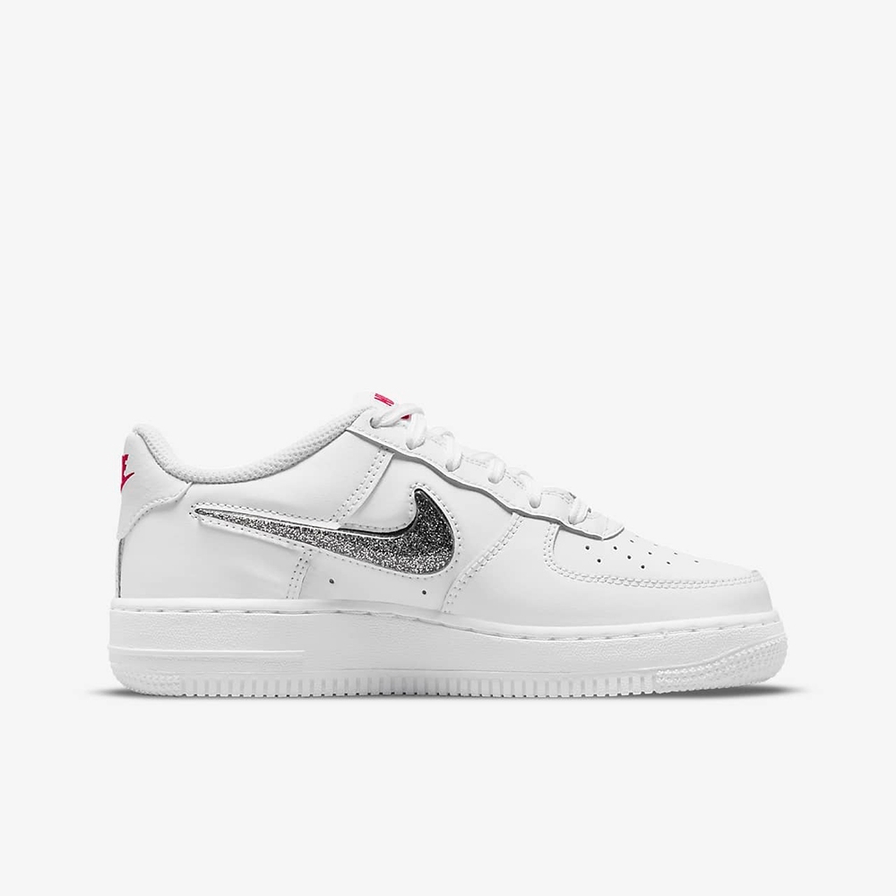 KTQ STORE ‧  Nike AIR FORCE 1 (GS)聖誕限定 白銀 滿天星 果凍 DC9651-100