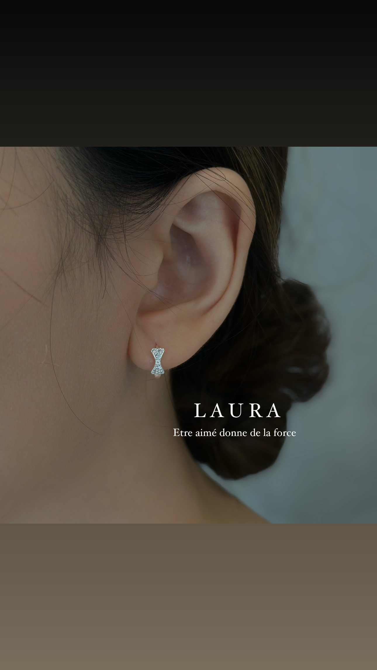 A37排鑽蝴蝶結純銀易扣