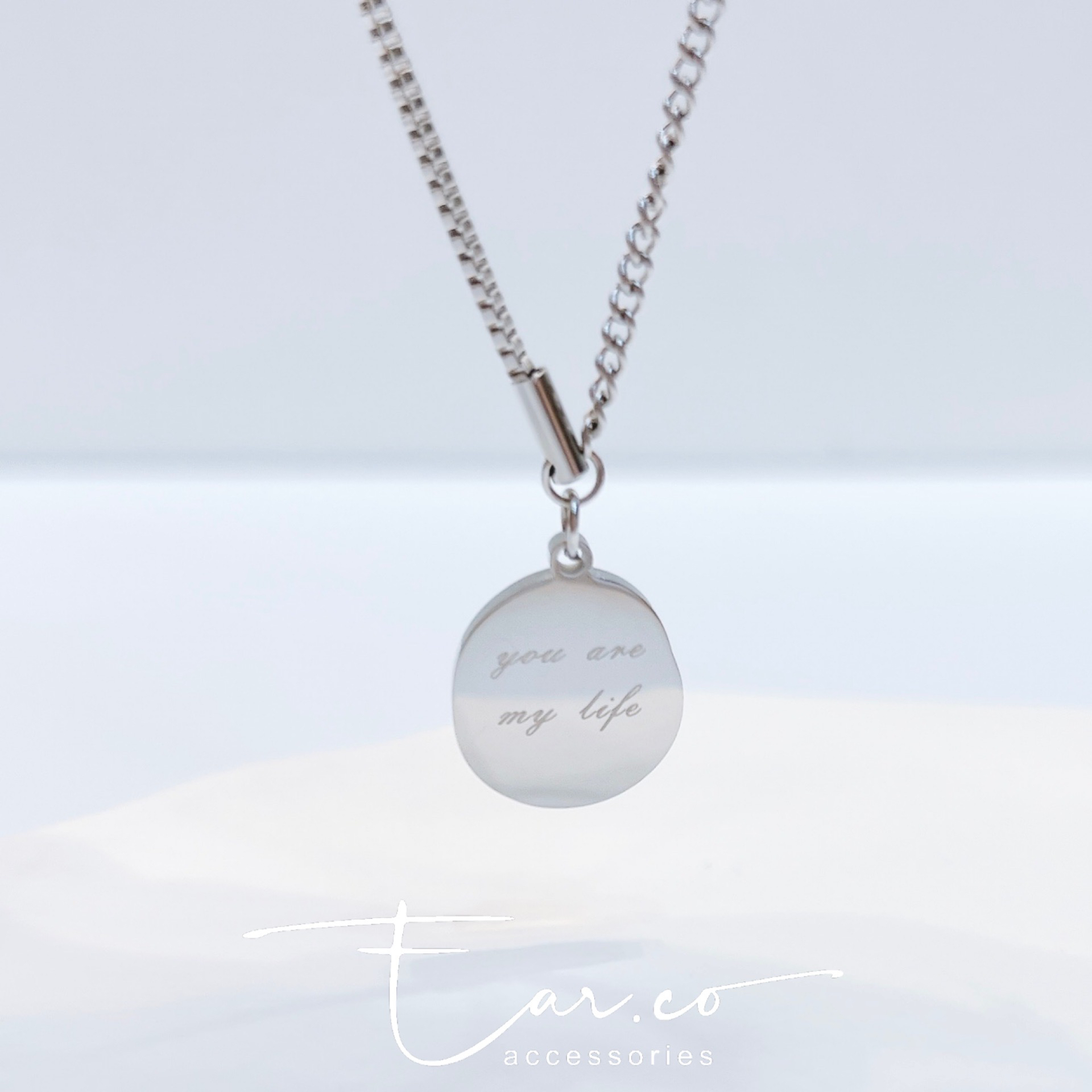 You are my life 設計頸鏈 [316L醫療鋼]