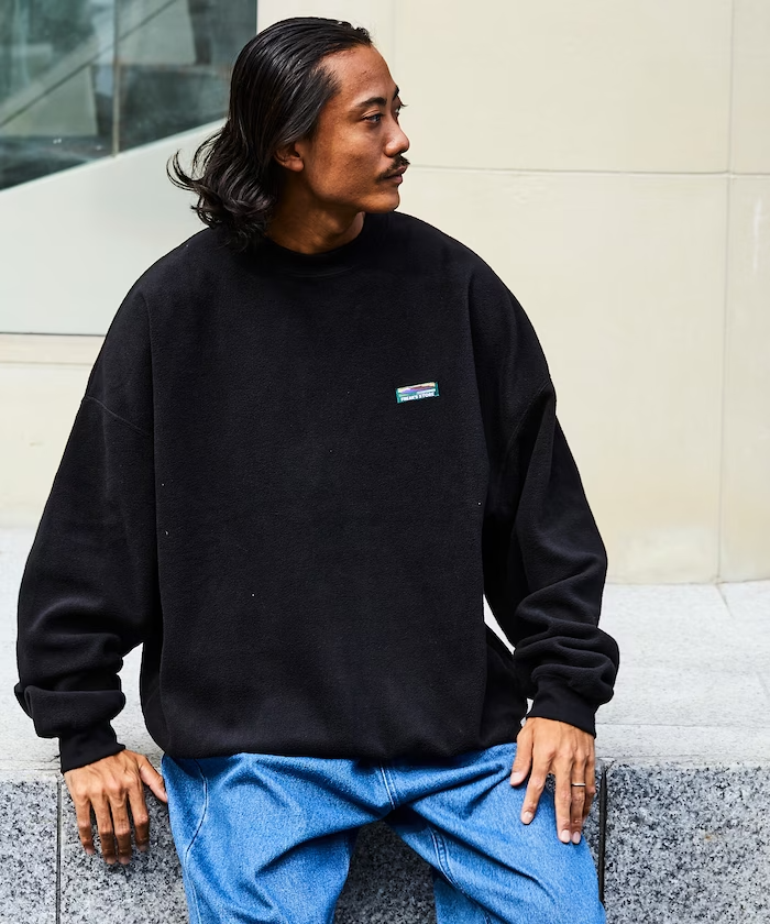 日本 Freak store 抓絨圓領衛衣