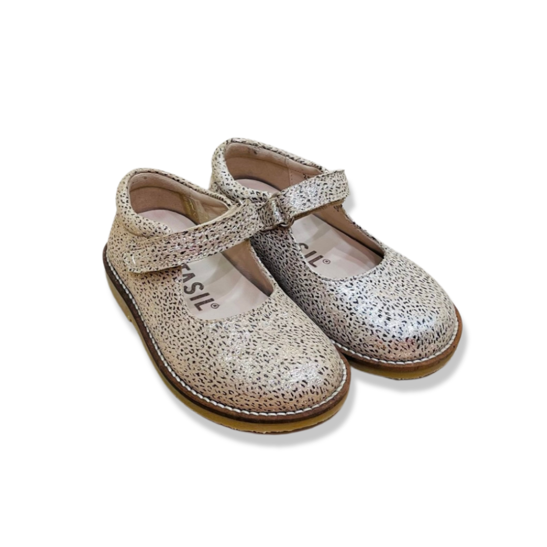 Petasil Elizabeth Gold Suede 皮鞋