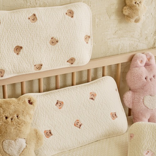 PREMIUM絎縫系列-圓圓臉抑汗枕頭套(25x45)