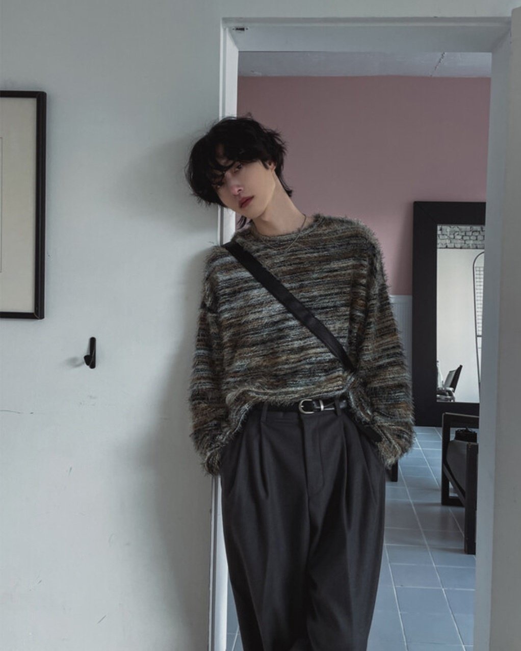 [UNISEX] Nes Pringe Knit Top