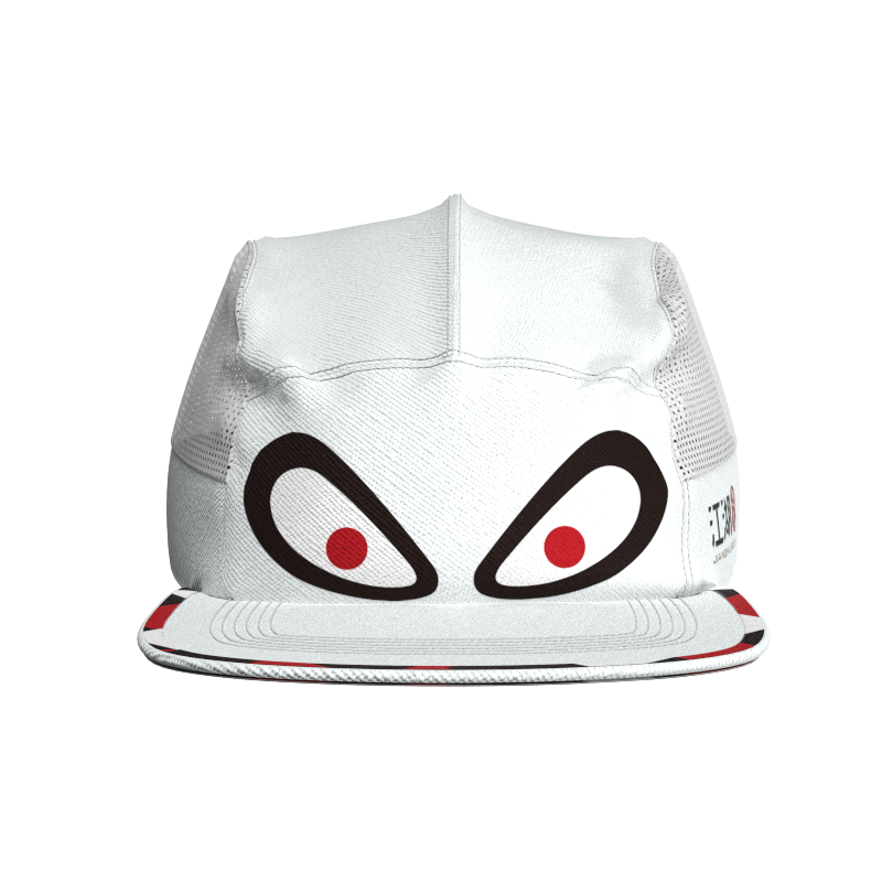 防曬透氣快扣跑帽 | 白鳥