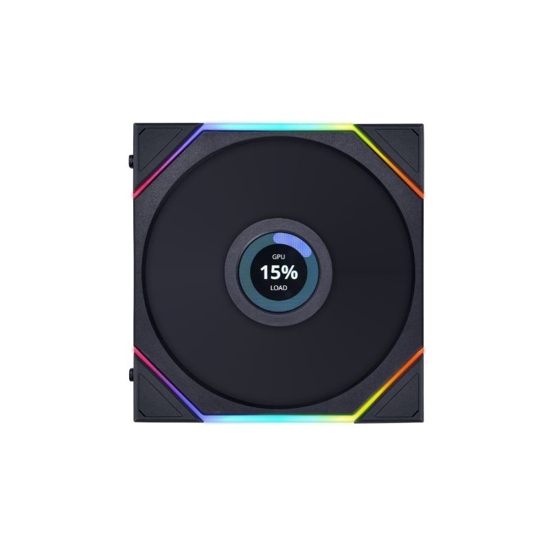 米特3C數位–LIANLI 聯力 UNI FAN TL120 LCD 積木風扇 單顆裝 白色/黑色