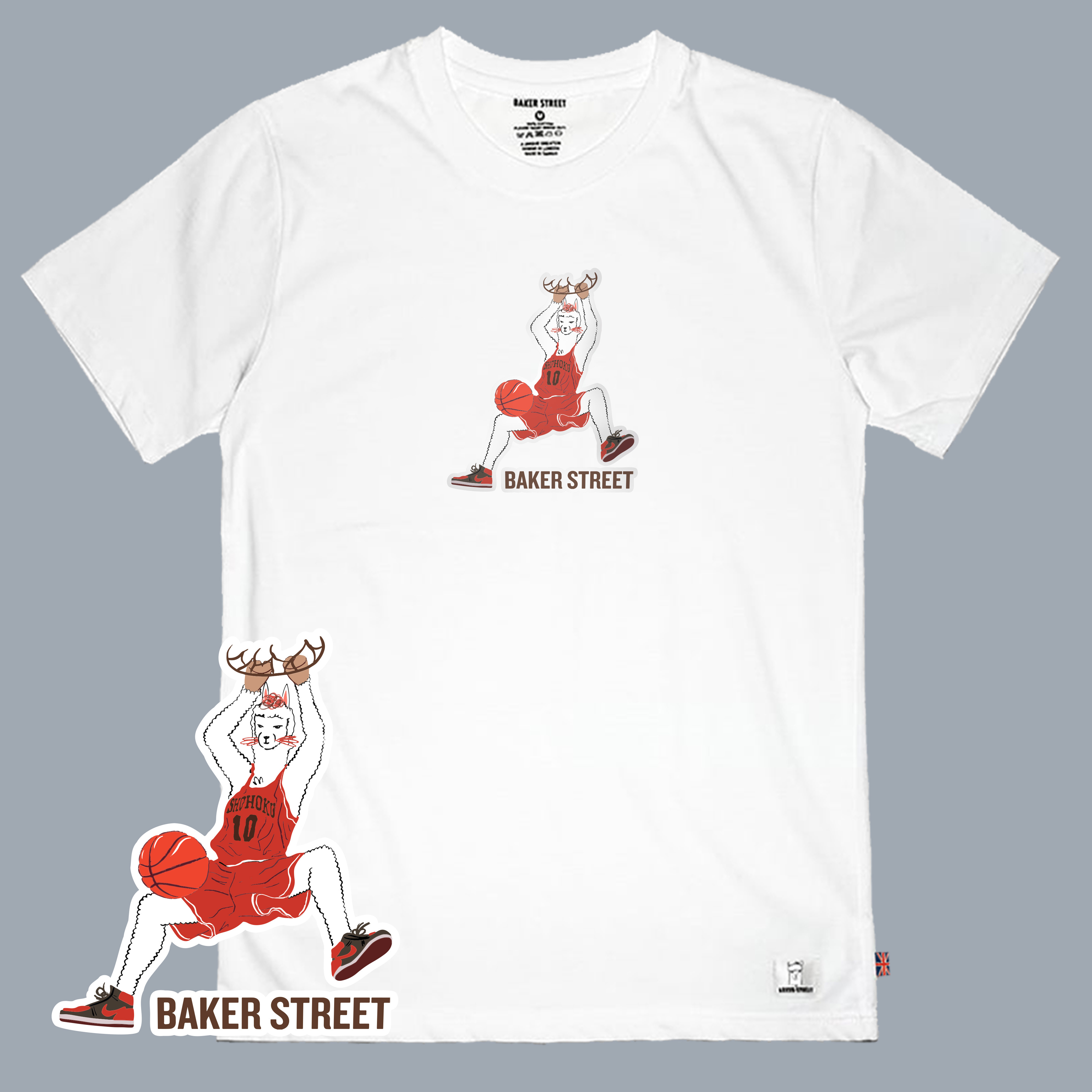 Dunk Alpaca 灌籃駝 短T