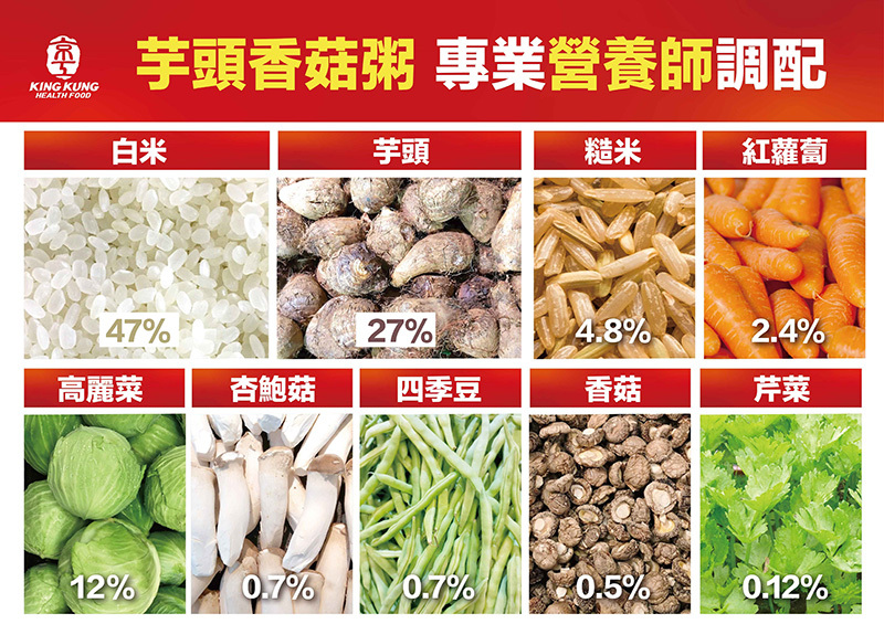 京工 芋頭香菇粥-專業營養師調配