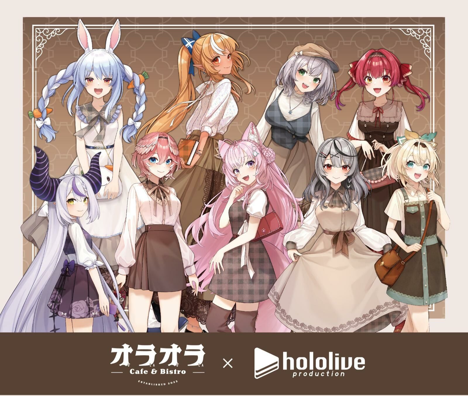 「通販」「官方代購」hololive production x 歐拉歐拉オラオラ 三期生&祕密結社holoX 合作周邊 (第一彈)
