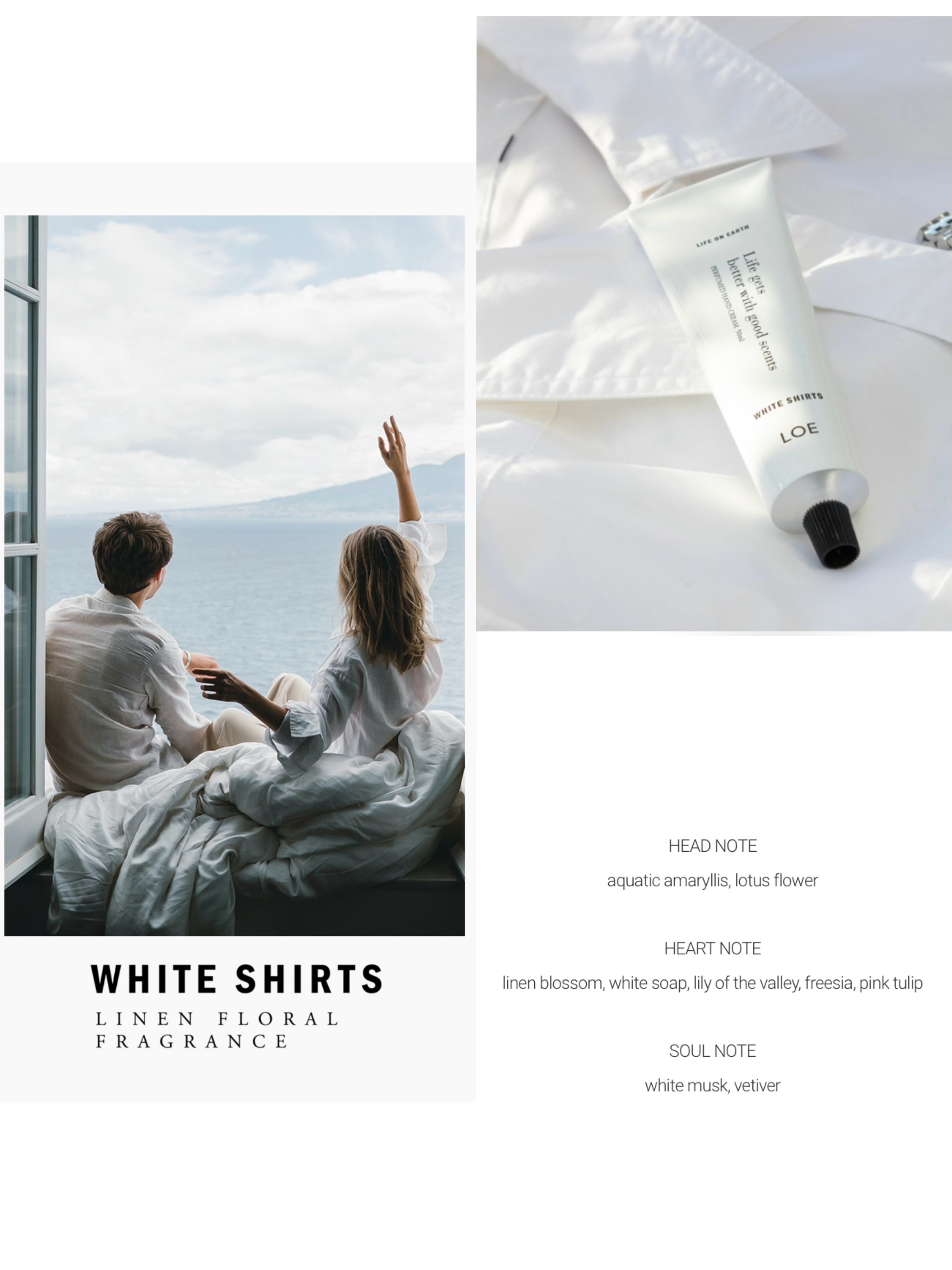 《white shirts,sincere wood,peach tea現貨/韓國連線》LOE hand cream ( 香水護手霜）50ml