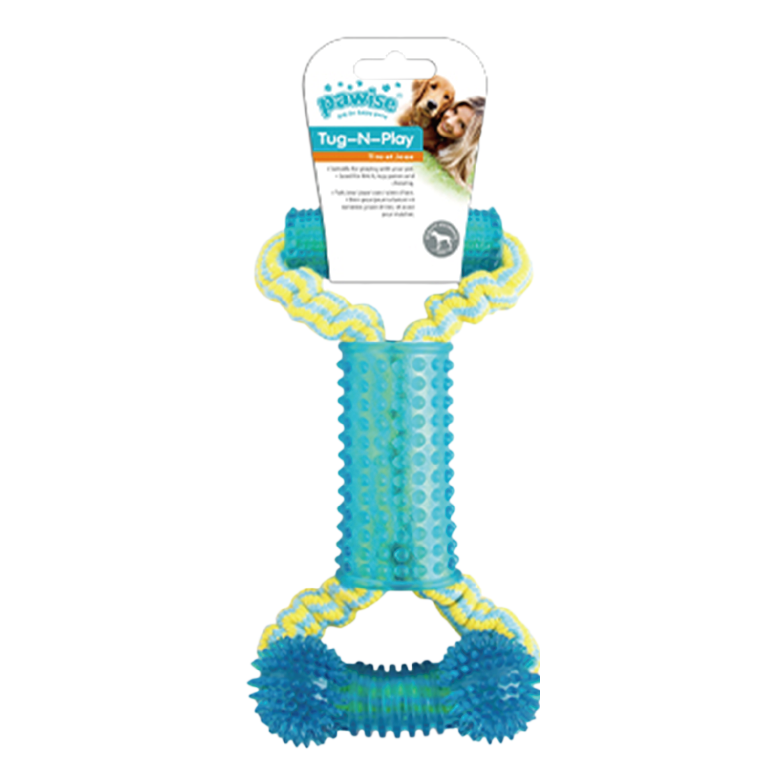 Pawise|TUG-O-Play 骨型-藍色 (NO.14539-1)