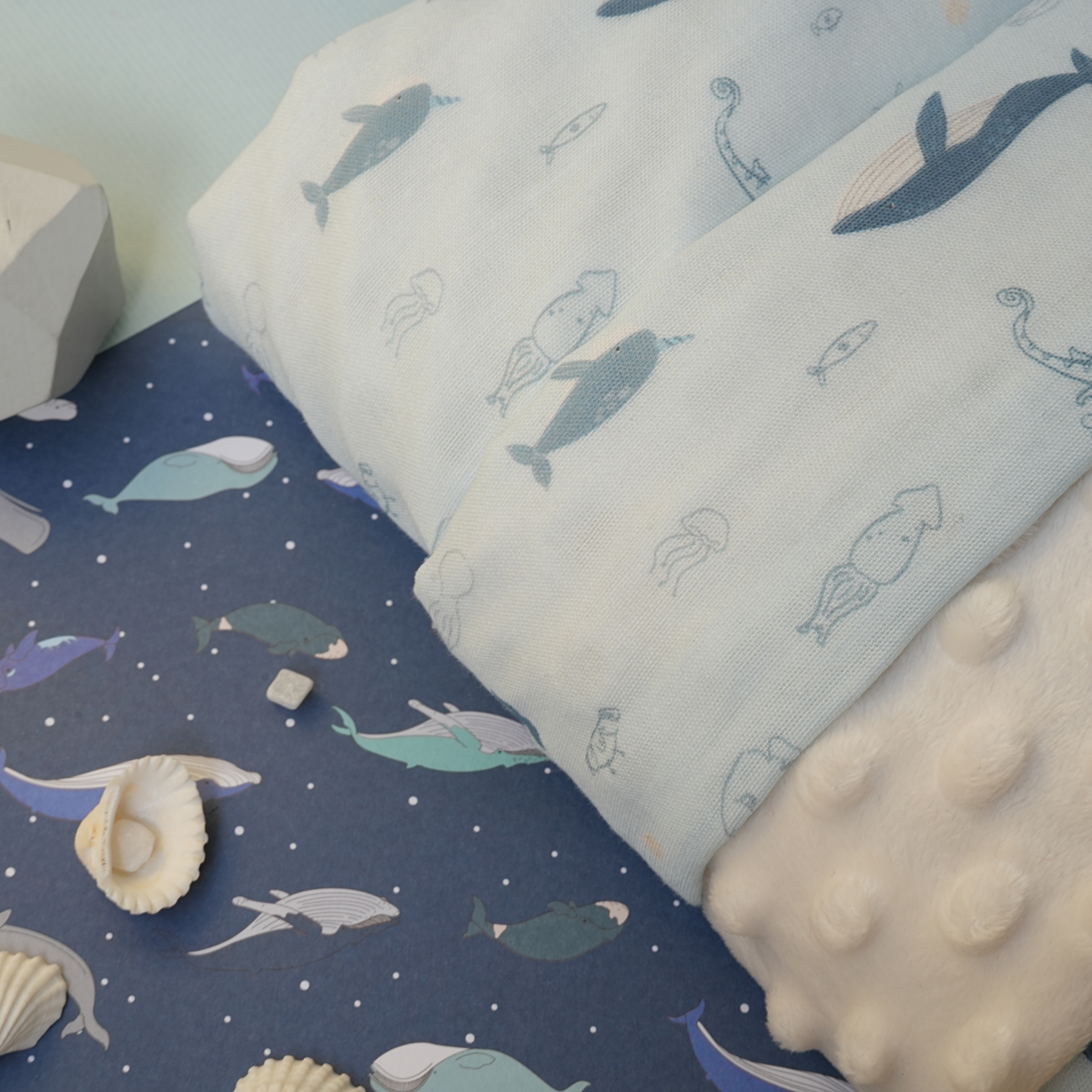 Hi Y.P store-舒眠毯-獨家設計款-海洋之心