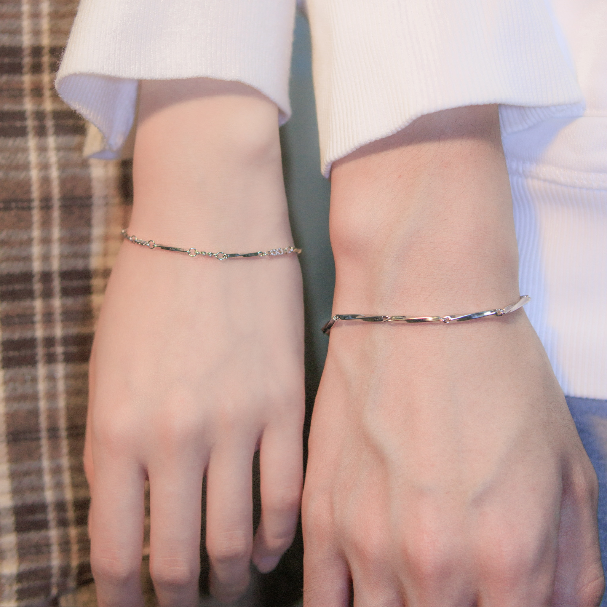 | 925銀丨身後是我情侶軟手鐲（男款 /女款）  | BR0939 |