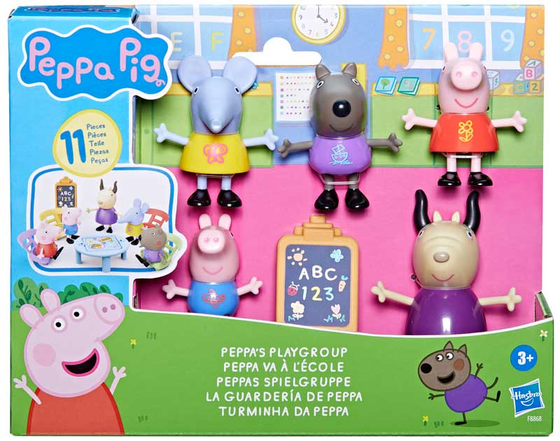 《 HASBRO 孩之寶》Peppa Pig 粉紅豬小妹 佩佩教室遊戲組
