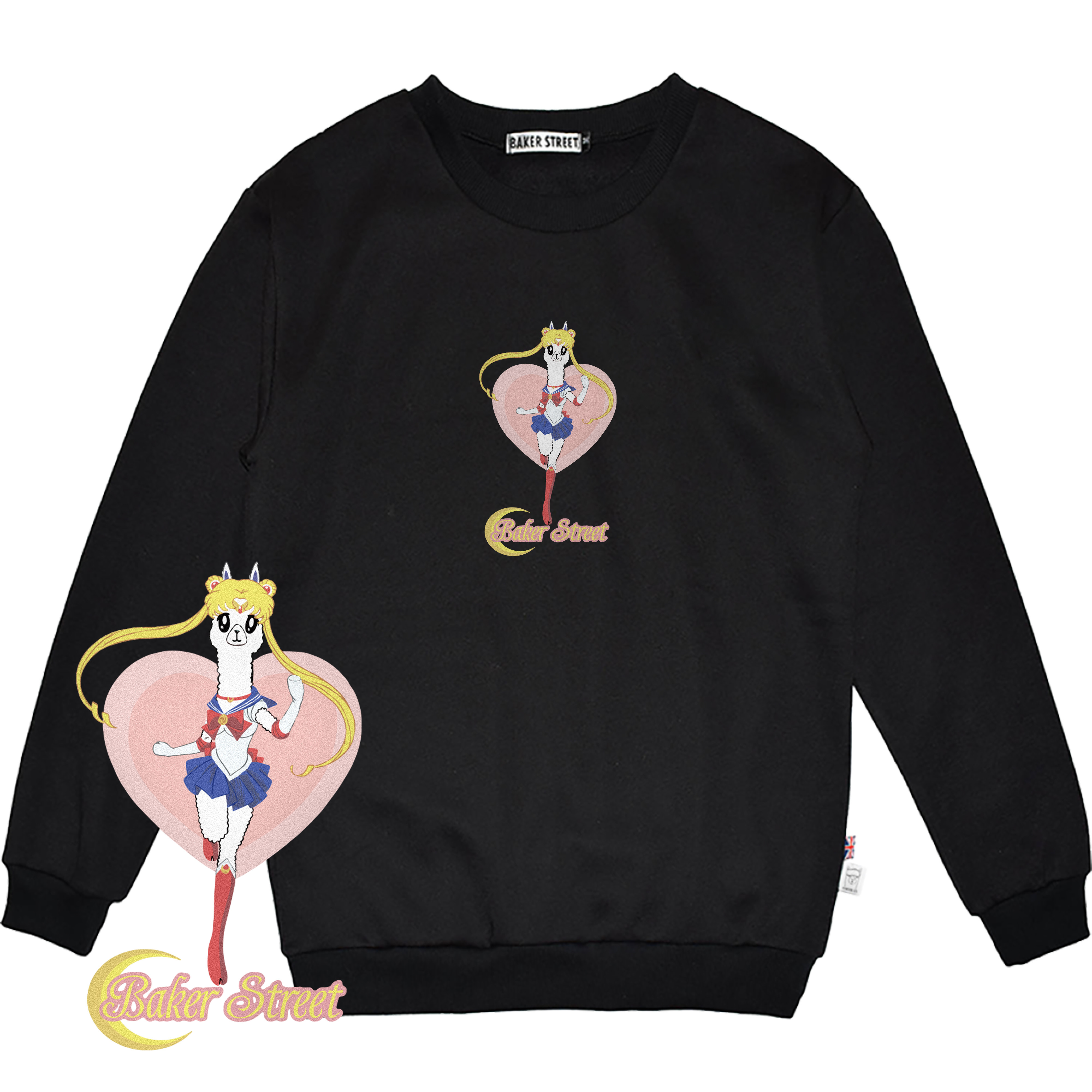 Sailor Alpaca 美少駝戰士 高磅數長袖圓T