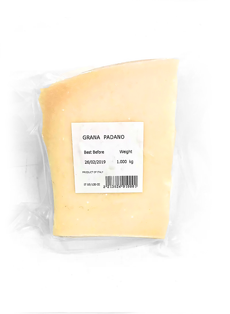ZARPELLON 意大利 Grana Padano 頂級巴馬臣芝士[18個月] 1公斤 /件 (0-4°C)
