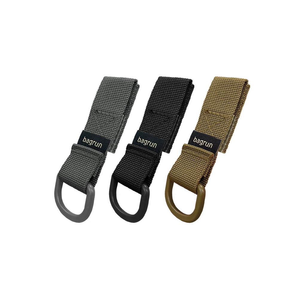 Bagrun 兩用小型魔術貼轉接掛扣 (4入組)