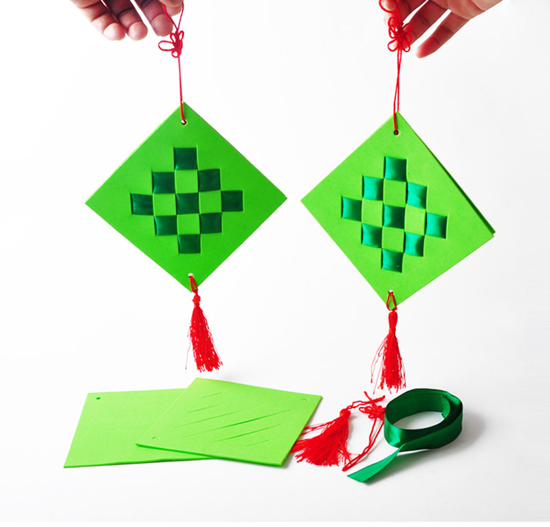 端午節DIY手編粽子掛件材料包 M1440