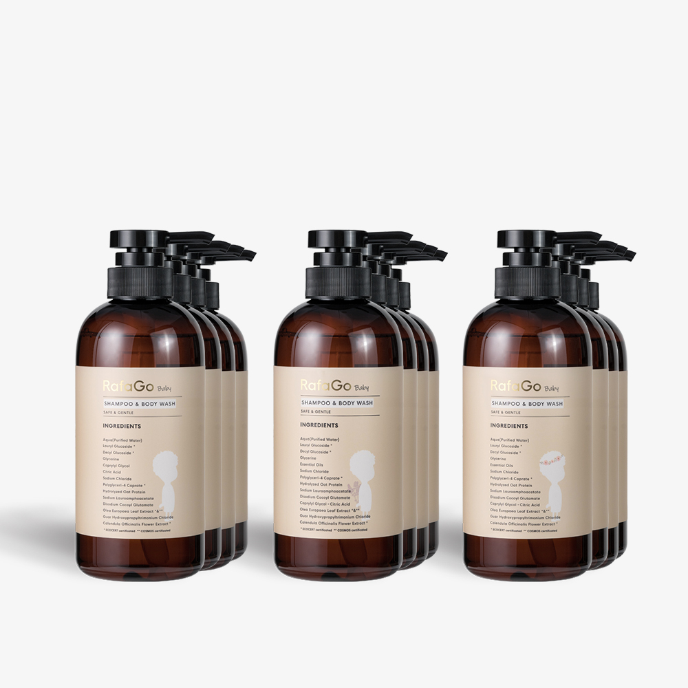 5折!【箱購9入】明星商品 經典無香 寶寶植物油沐浴露(500ml)